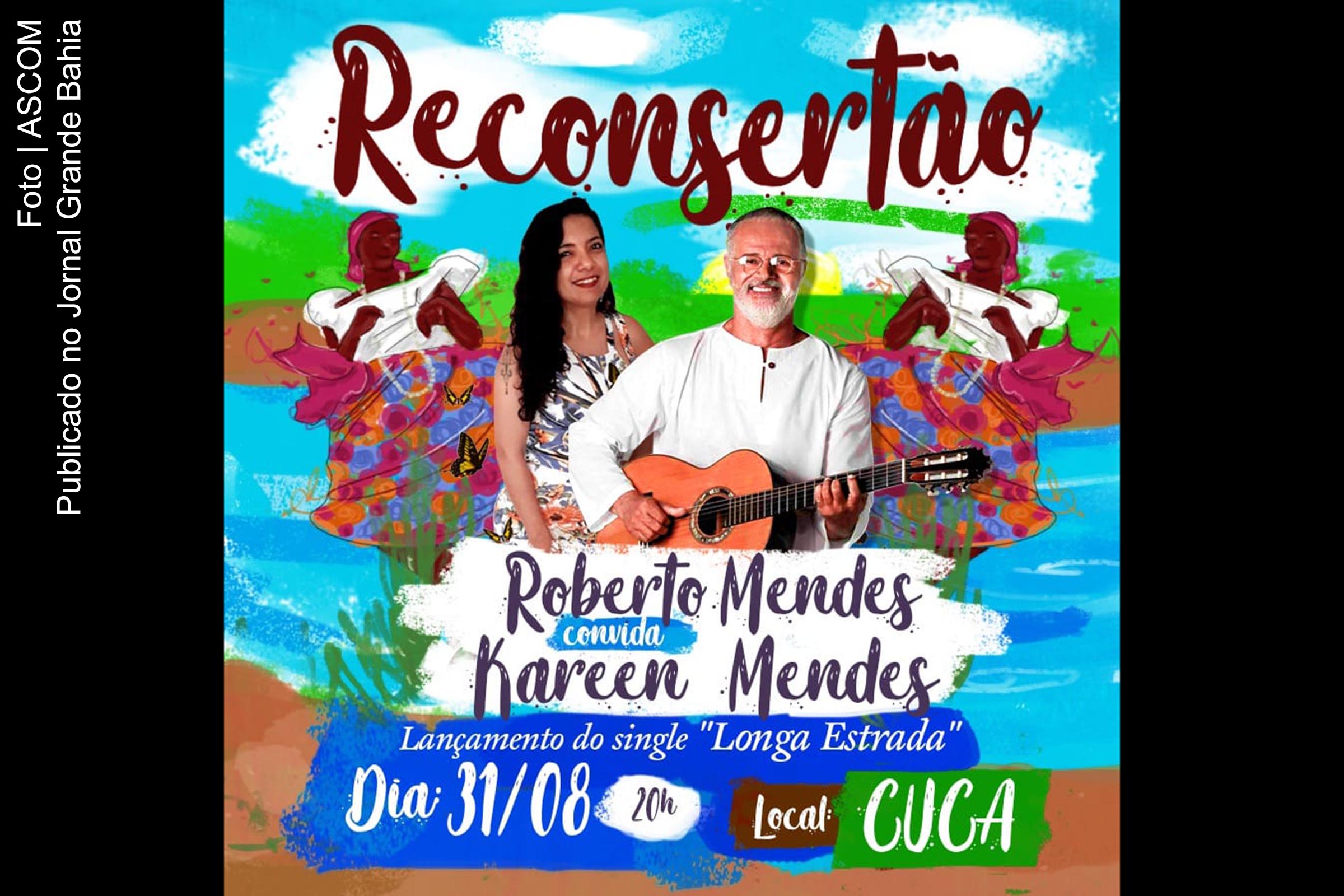 Música 'Longa Estrada', composta por Kareen, será apresentada ao público no show em Feira de Santana.