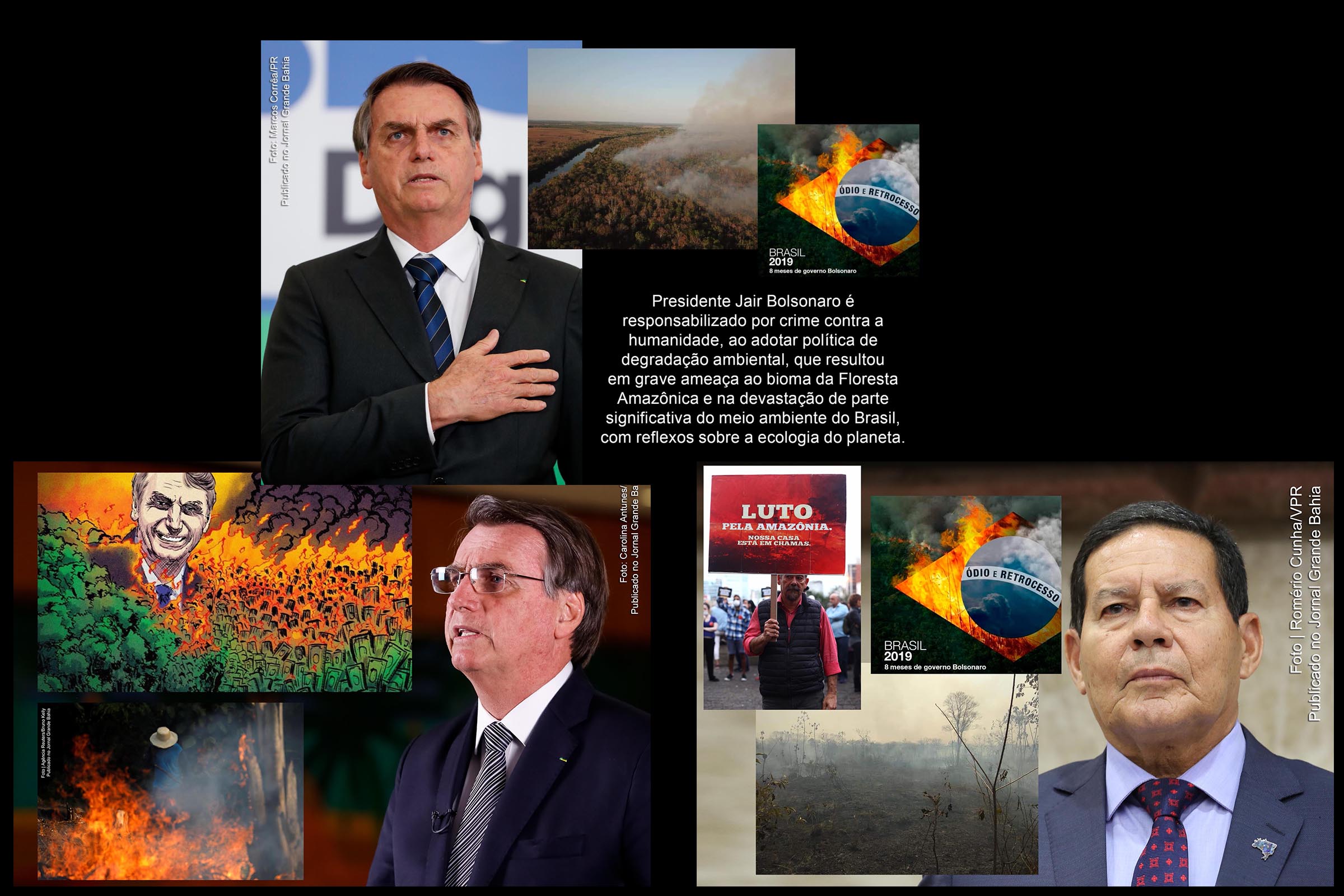 Editorial: Política de degradação ambiental do Governo Bolsonaro resulta na acentuada destruição da Floresta Amazônica; Presidente age como genocida do meio ambiente do Brasil e deve ser julgado por crime contra a humanidade