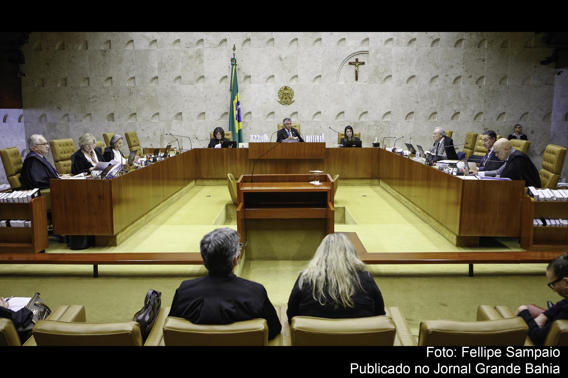 Sessão Plenária do STF presidida pelo ministro Marco Aurélio, em 15 de agosto de 2019.
