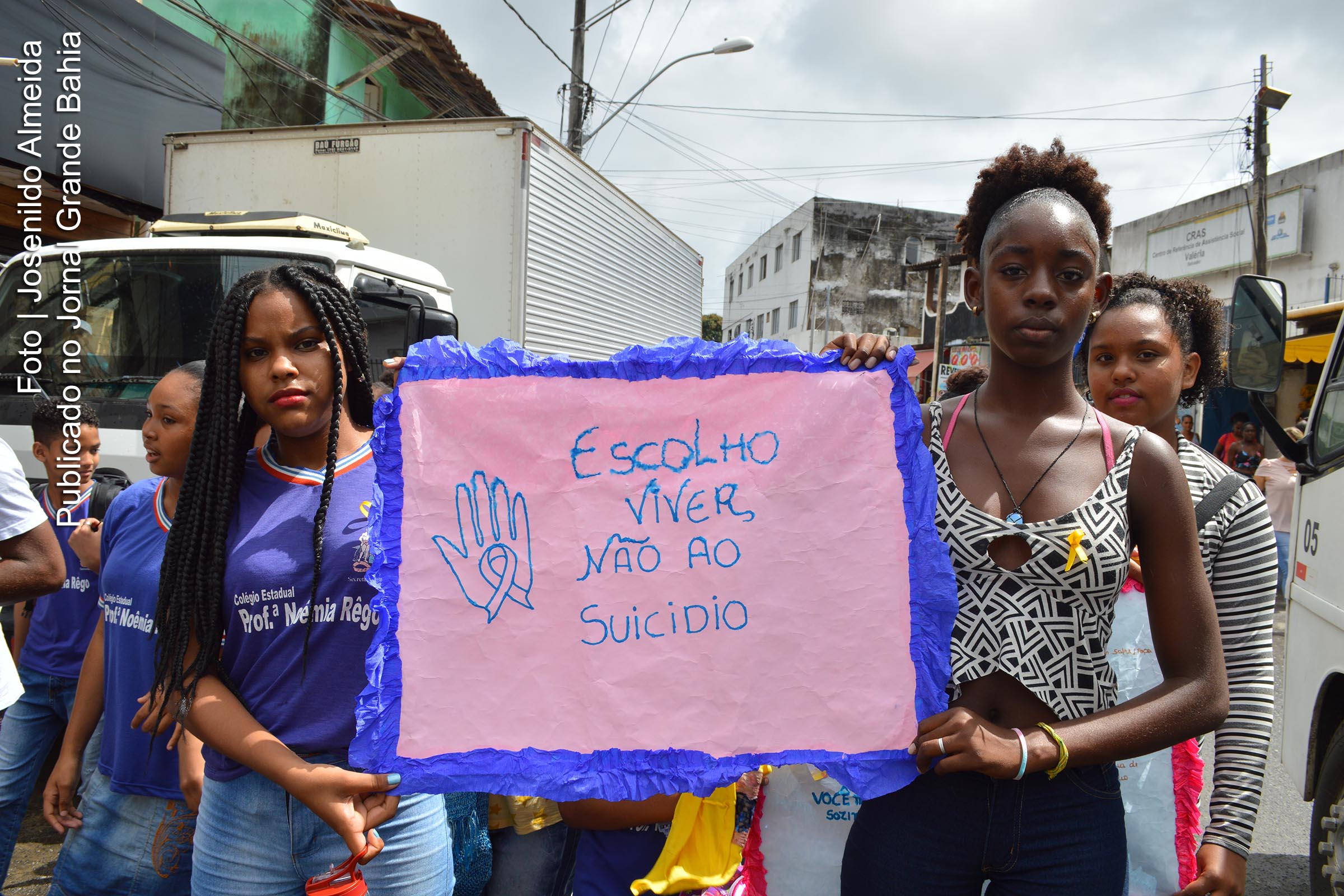 Alunos Colégio estadual Noêmia Rêgo participam da Campanha ‘Setembro Amarelo’. Secretarias da Educação e Saúde da Bahia promovem Palestra virtual sobre prevenção ao suicídio.