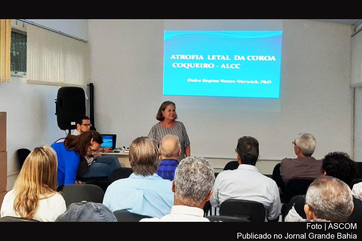 Atrofia Letal da Coroa do Coqueiro é tema de palestra da ADAB.