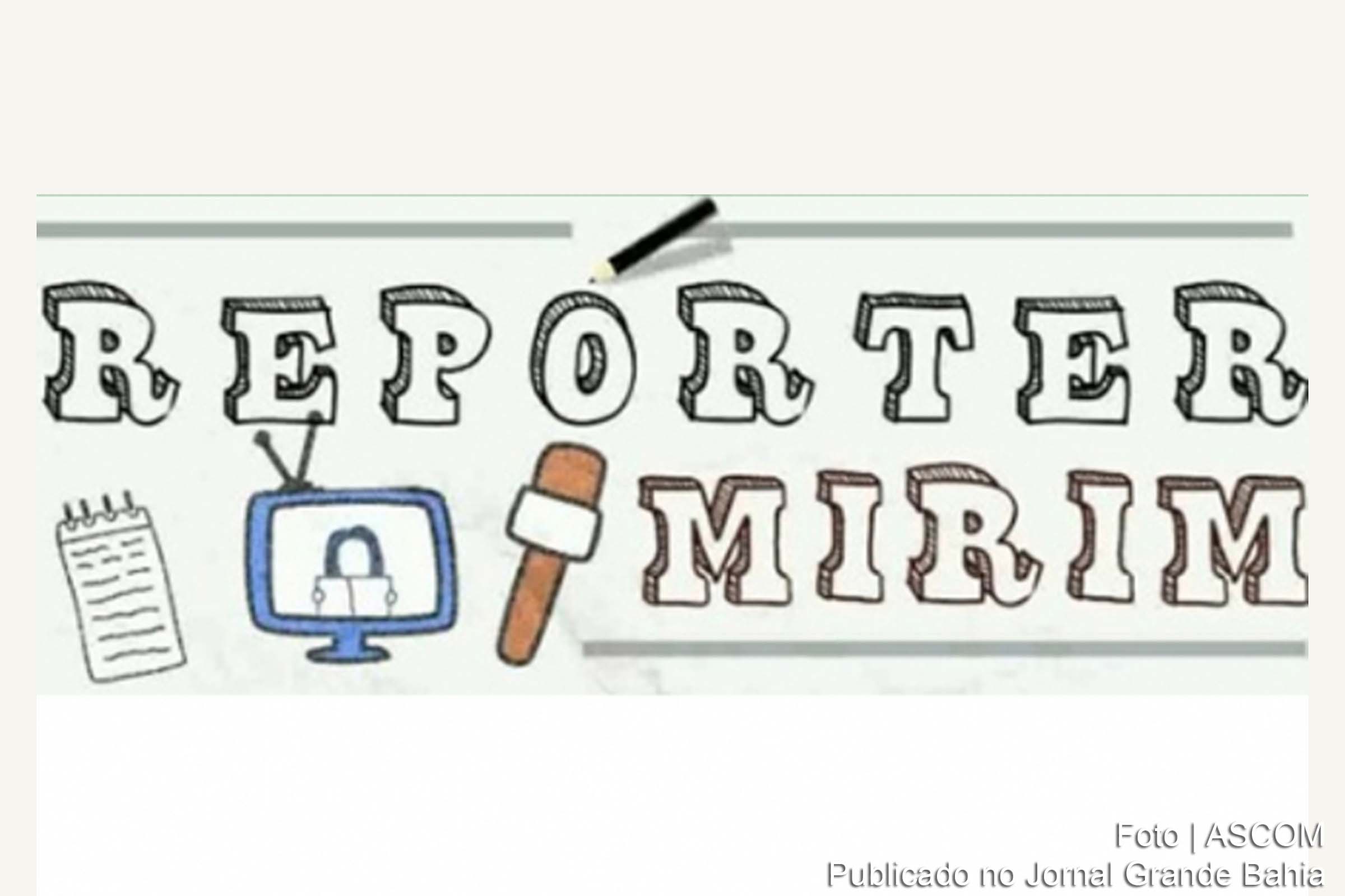 Cartaz anuncia concurso para repórter mirim do PROCON.