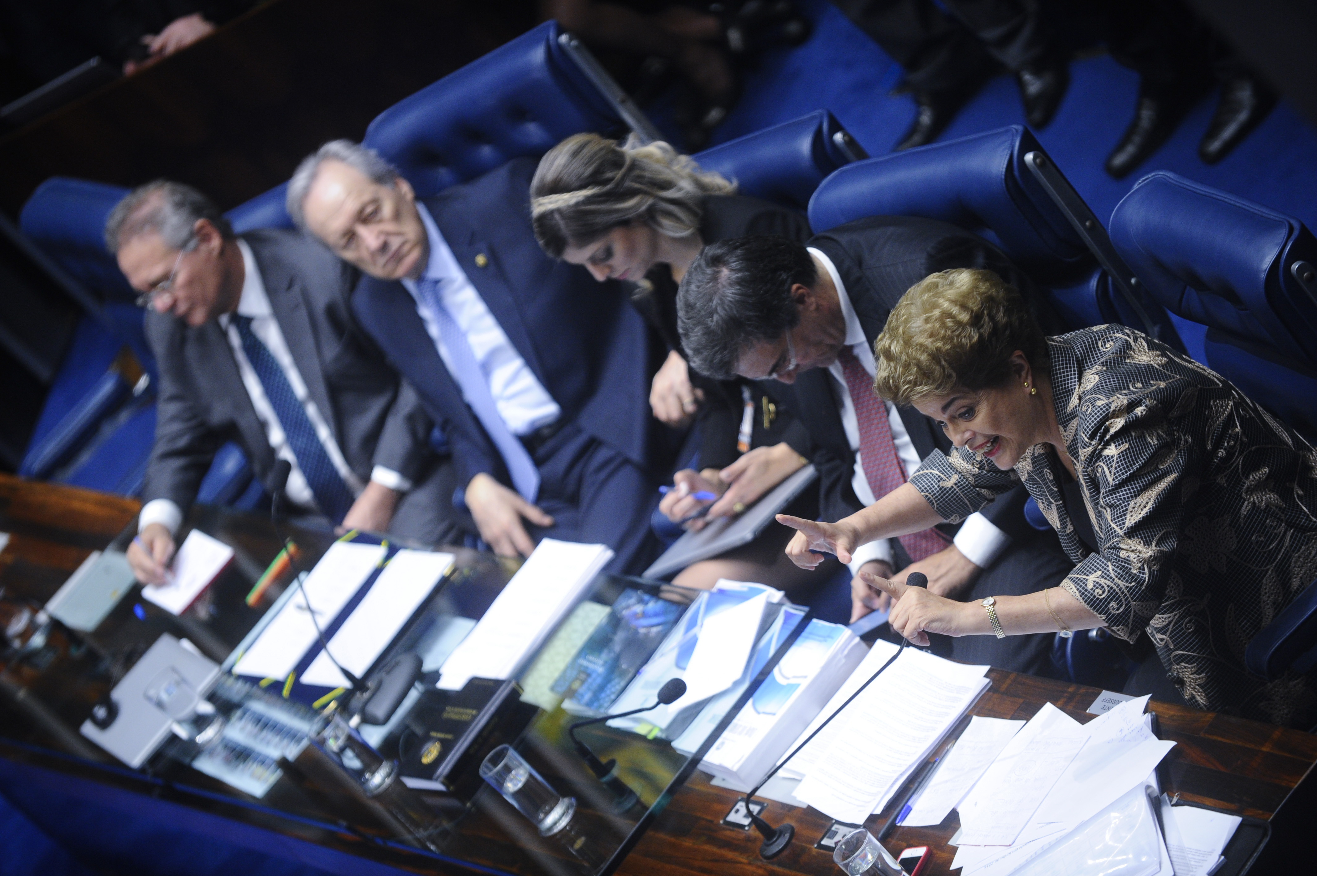 Deputados repercutem na Câmara discurso da presidente afastada Dilma Rousseff, durante sessão do impeachment no Senado Federal.