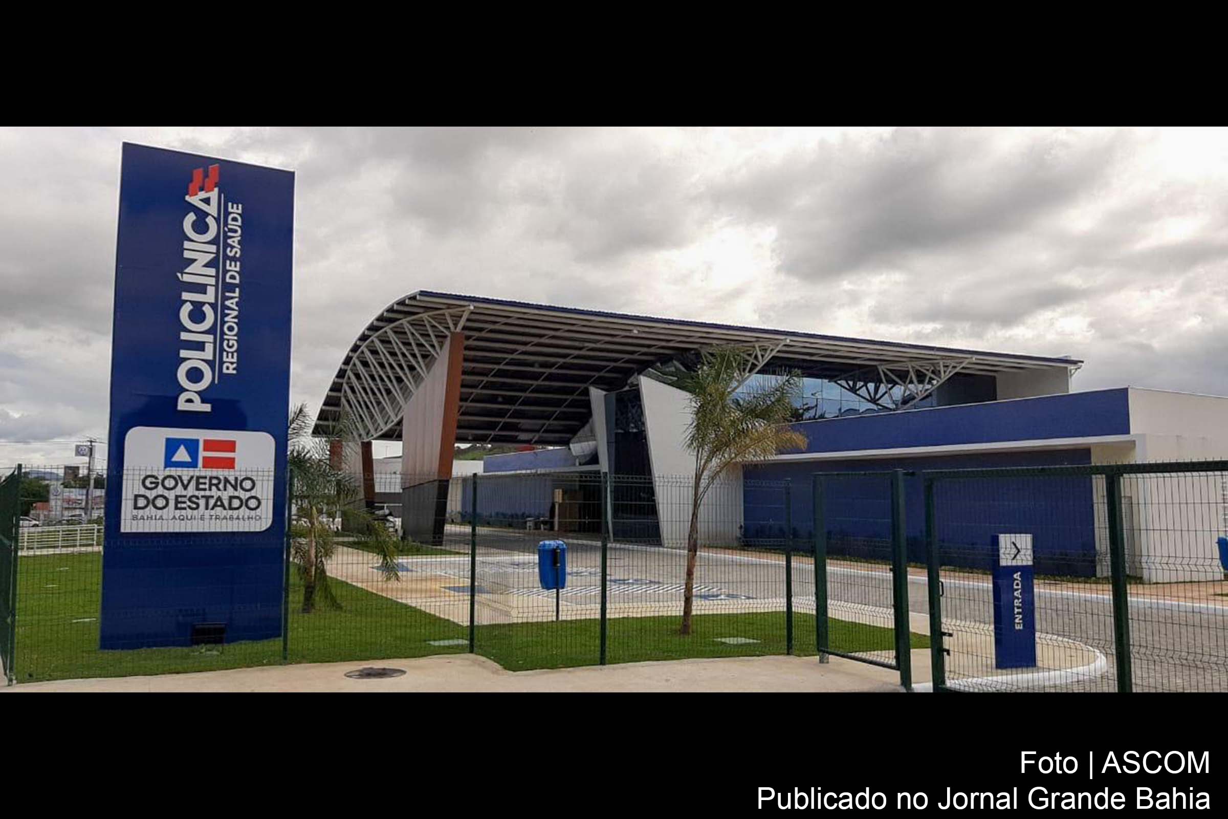 Fachada da Policlínica Regional de Saúde de Itabuna.