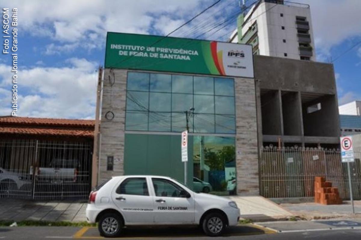 Fachada do Instituto de Previdência de Feira de Santana (IPFS)