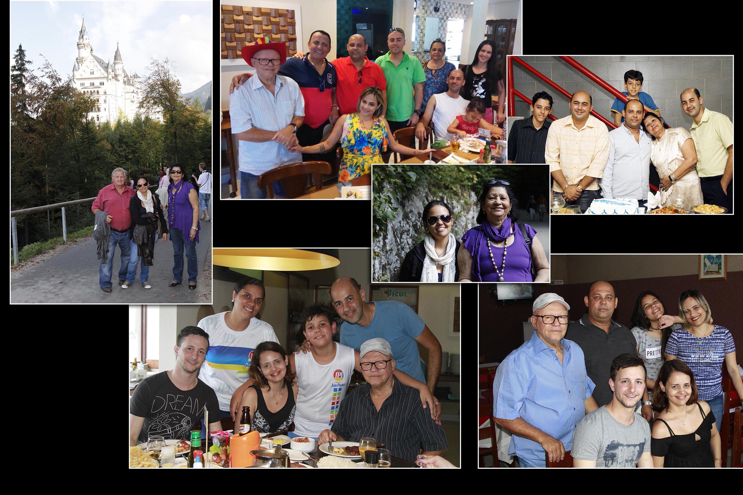 Família de José Augusto e Lucy Oliveira, união que transcende o tempo.