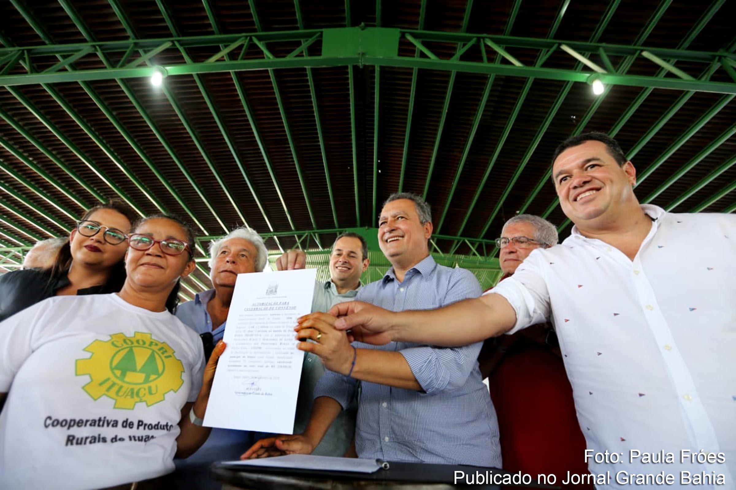 Governador Rui Costa assina ordem de serviço no valor de R$ 6,6 milhões para abastecimento de água em Ituaçu