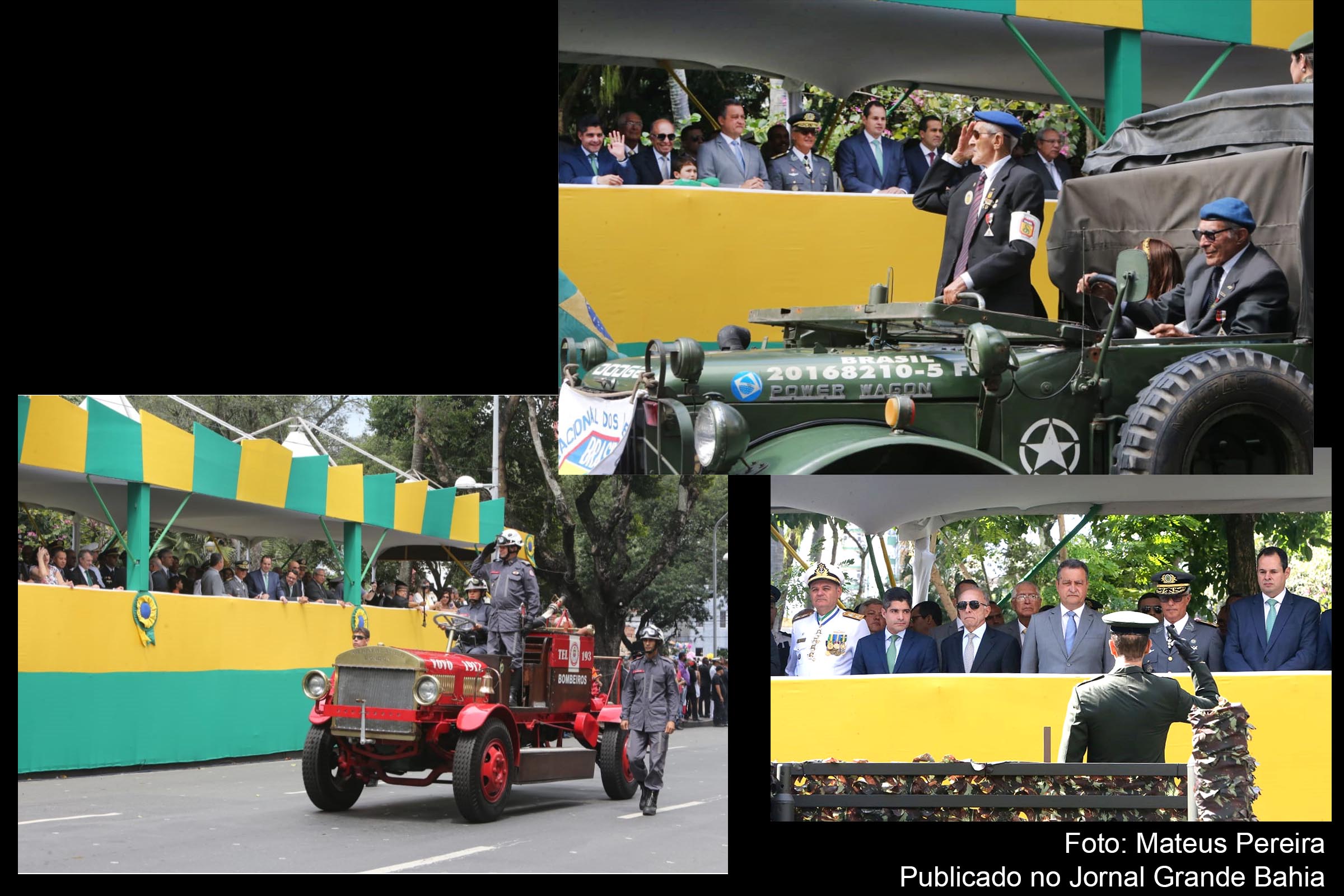 Governador Rui Costa participa da edição 2019 do desfile oficial do 7 de Setembro, em comemoração aos 197 anos da Independência do Brasil.