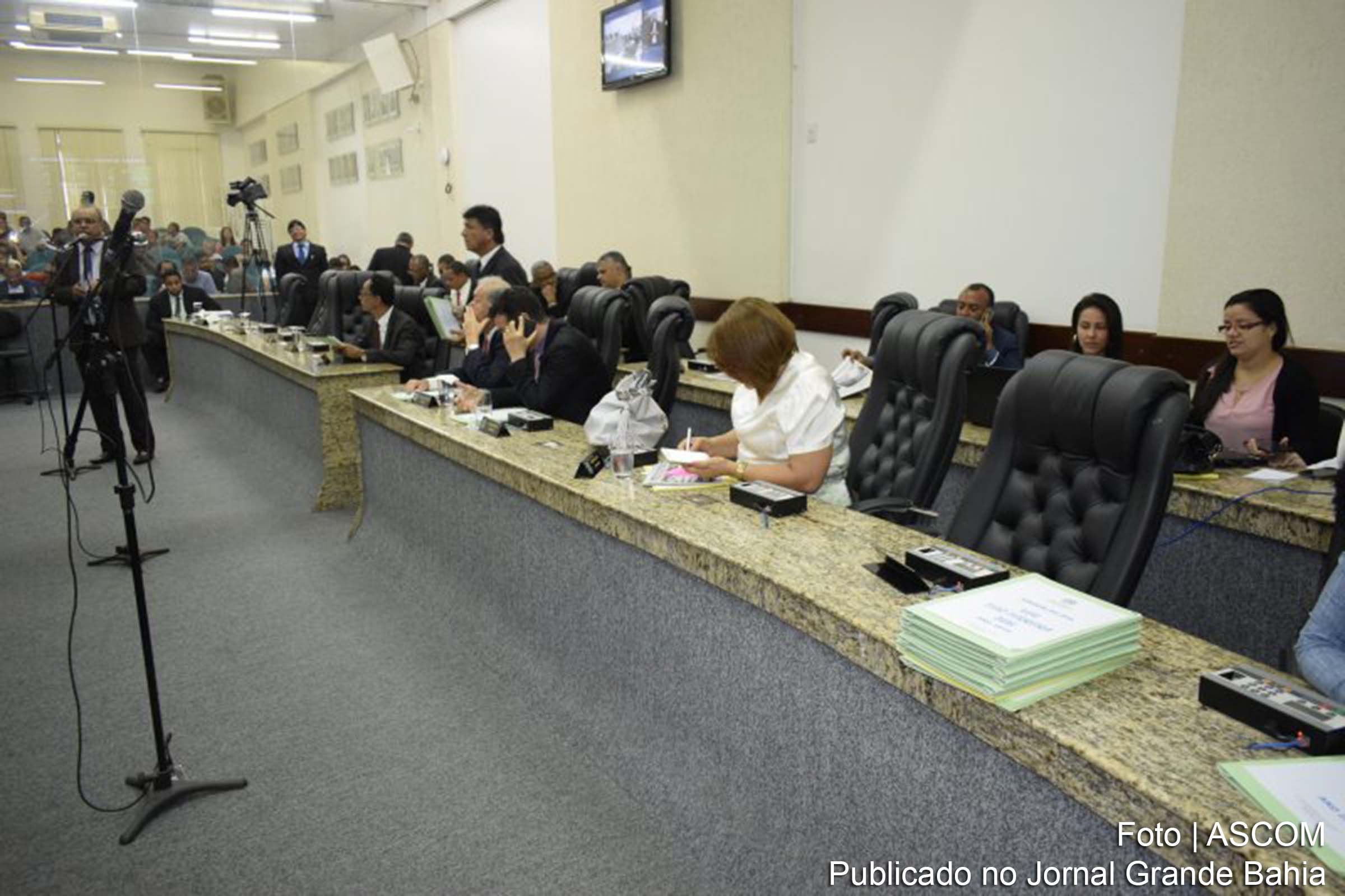 Plenário da Câmara Municipal de Feira de Santana.