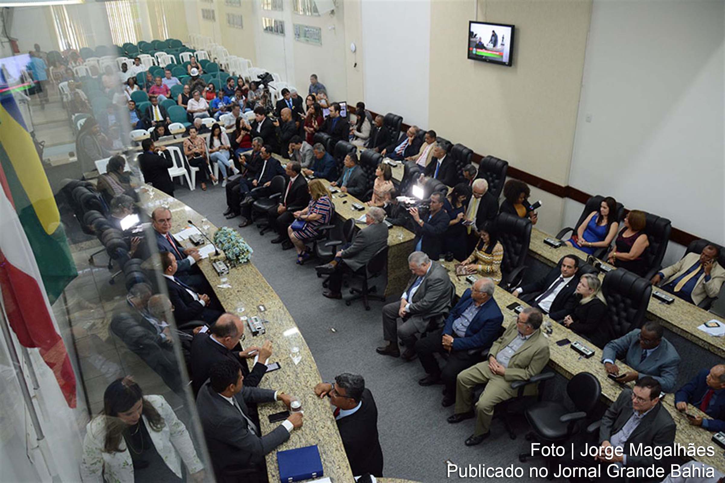 Solenidade realizada na Câmara Municipal de Feira de Santana pelos 186 anos de emancipação política da cidade.