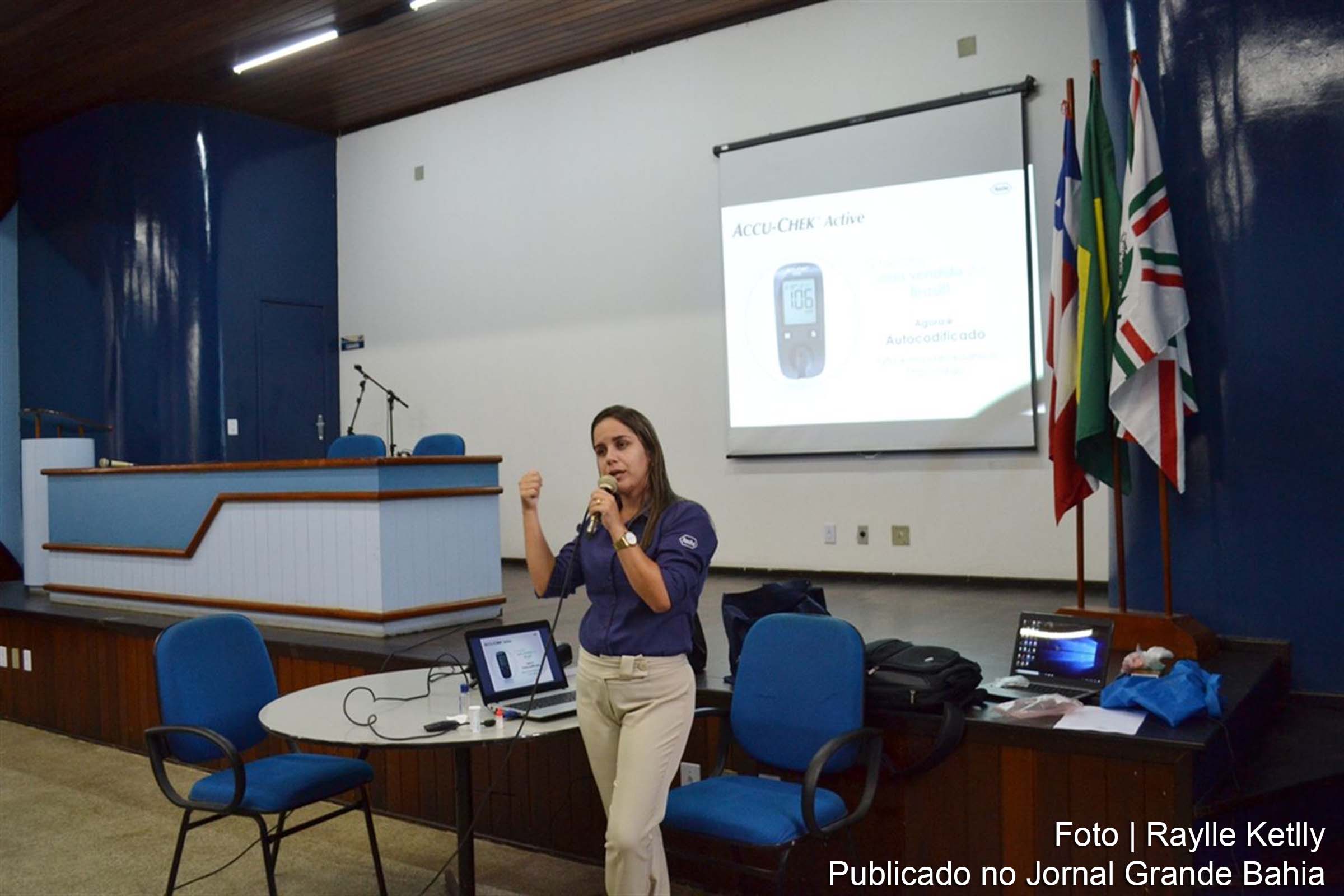 Treinamento realizado no auditório da Secretaria de Saúde foi promovido pela Assistência Farmacêutica e Atenção Básica.