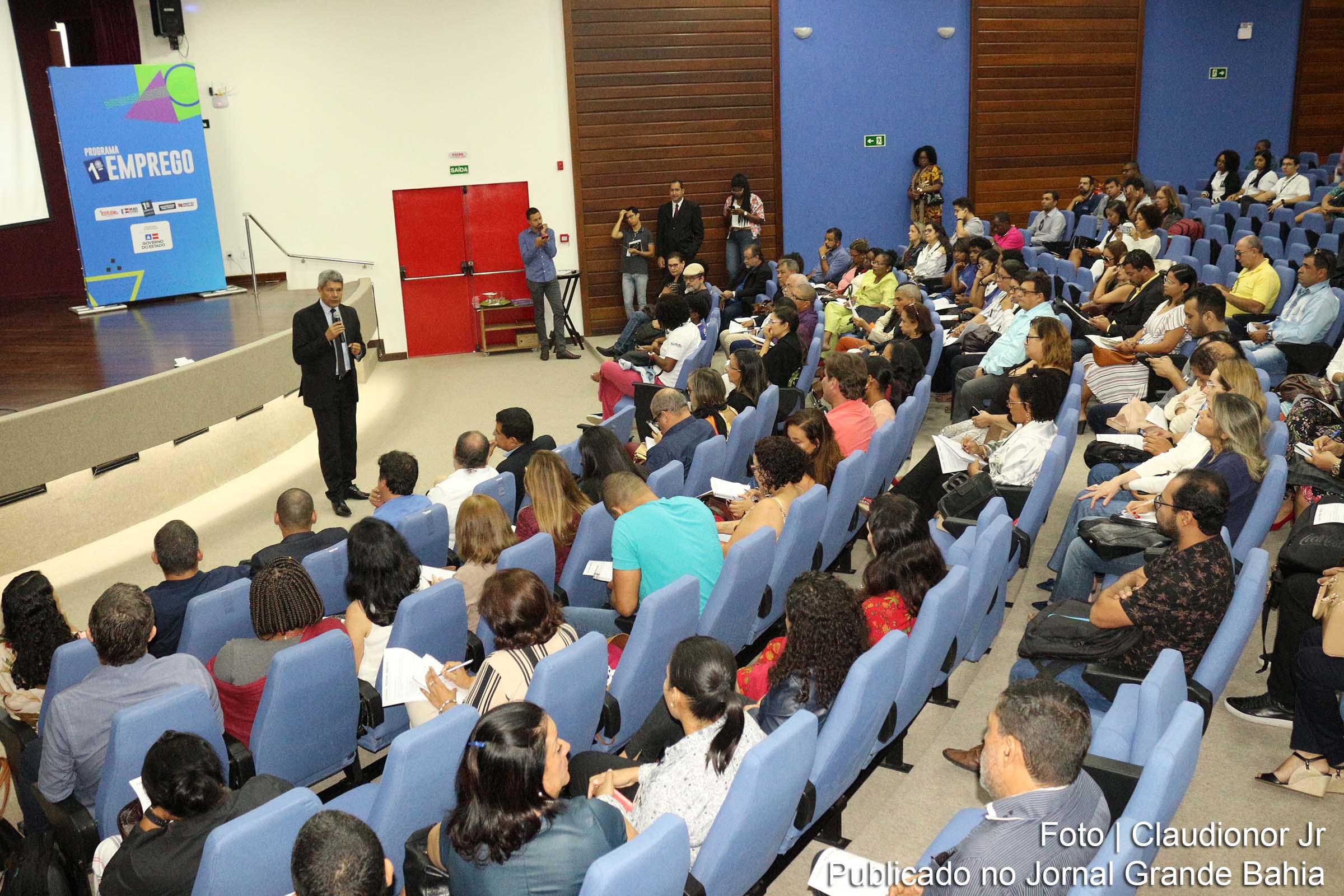 Secretário da Educação do Estado, Jerônimo Rodrigues, falou da importância do alinhamento para potencializar o alcance do programa a mais jovens baianos.