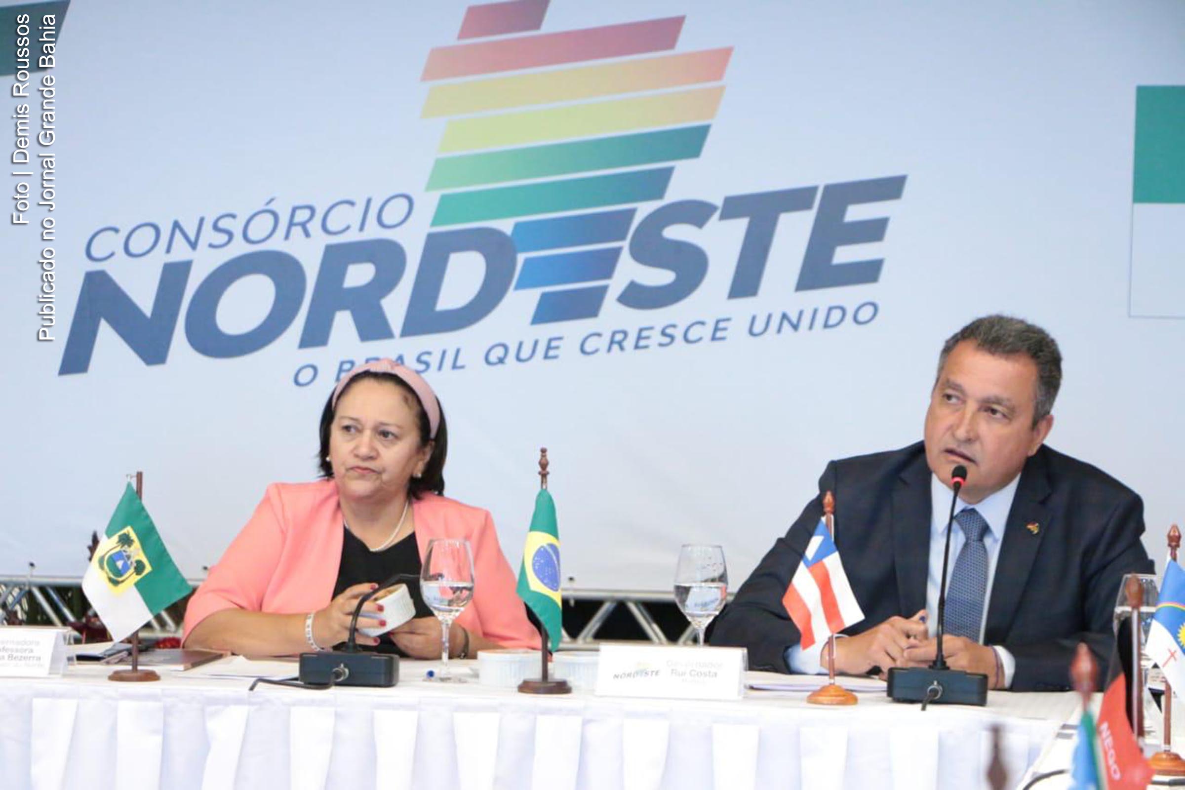 Reunião do Consórcio do Nordeste, presidida pelo governador Rui Costa.