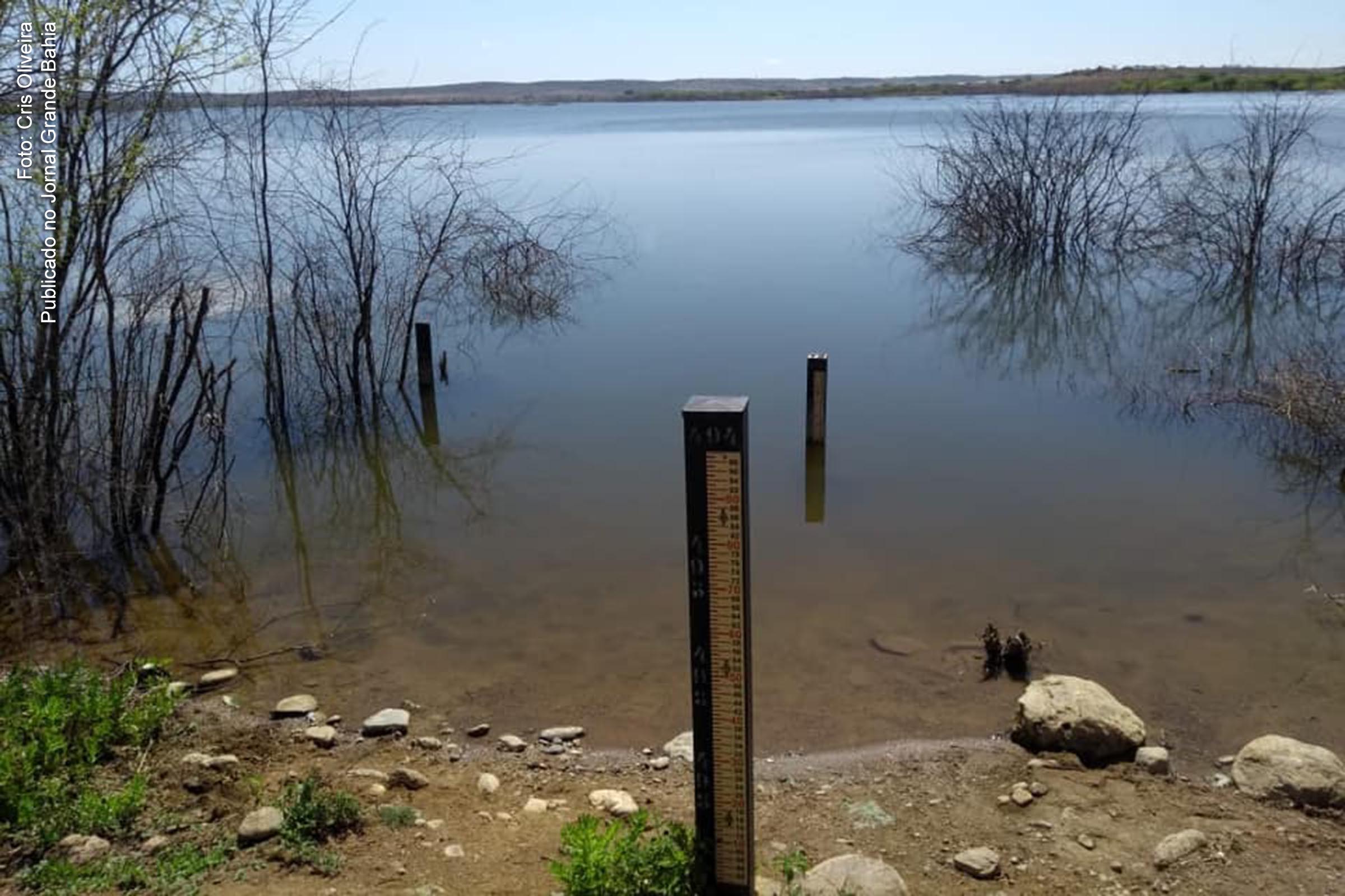 Vista panorâmica do Açude Público de Adustina.