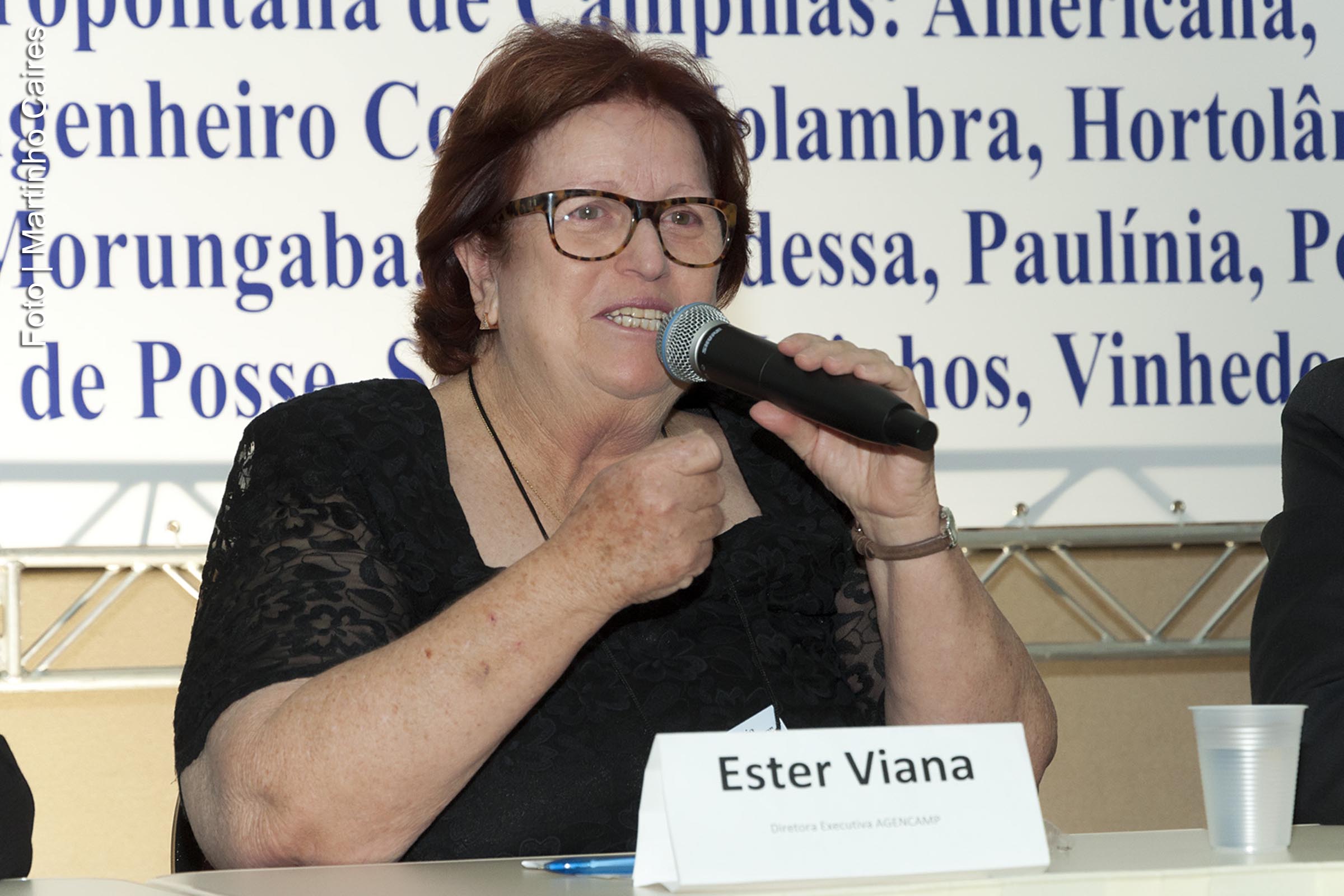 Esther Viana, dirigente da Agência Metropolitana de Campinas, São Paulo.