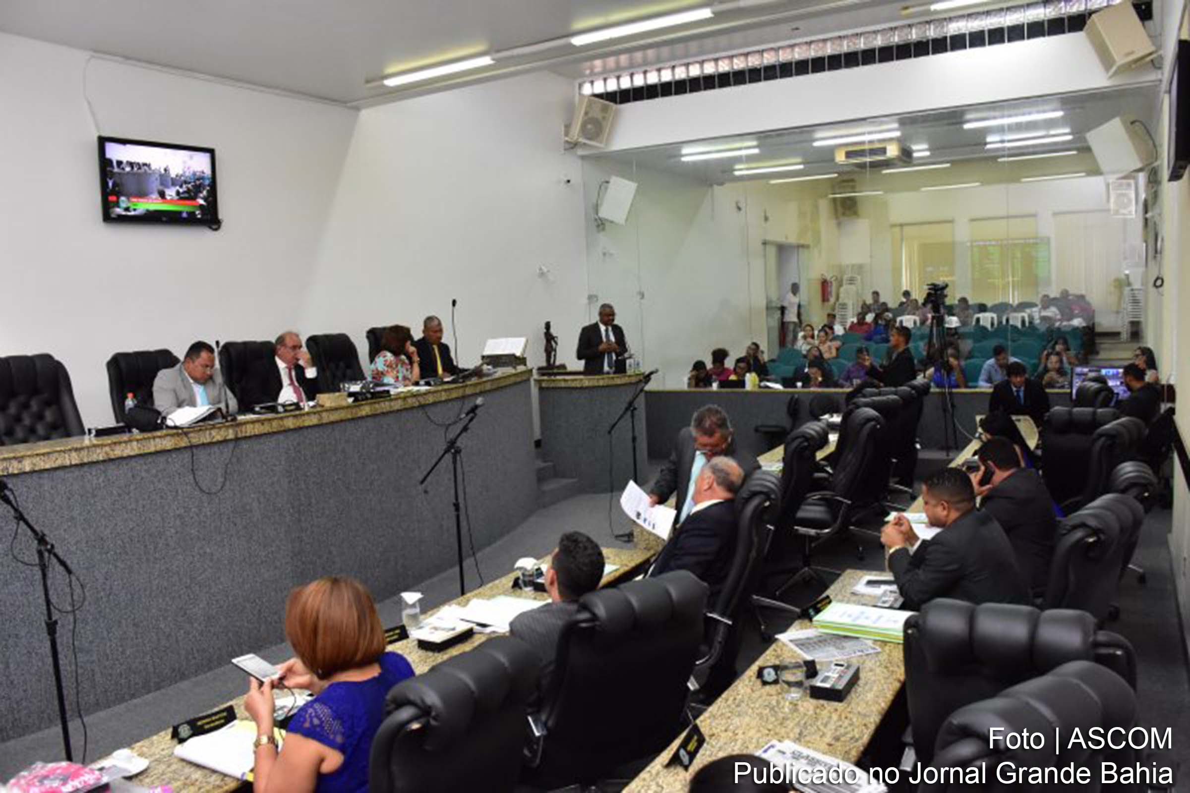 Plenário da Câmara Municipal de Feira de Santana.