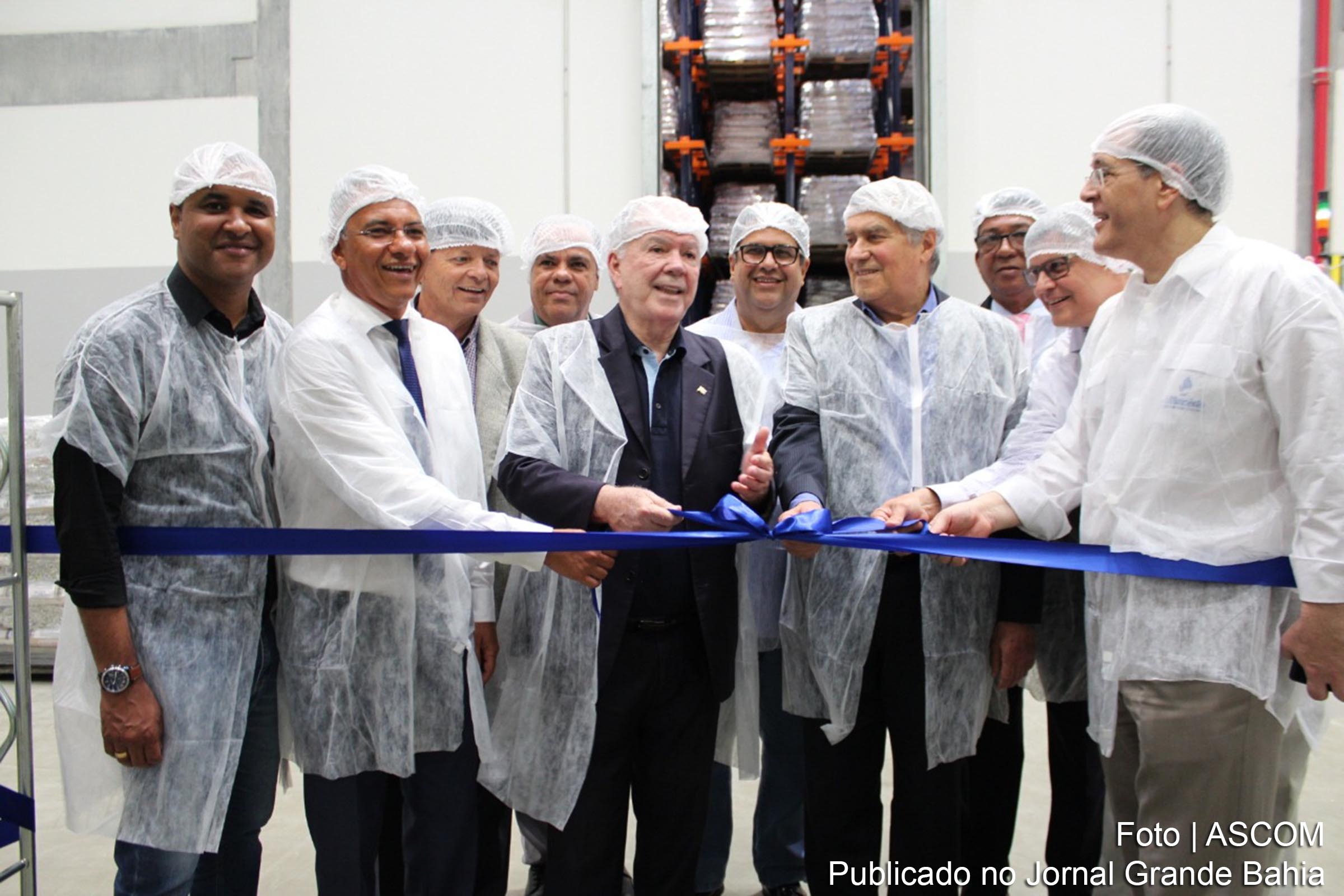 Vice-governador João Leão destaca investimento de J.Macêdo em linha de produção em Simões Filho.