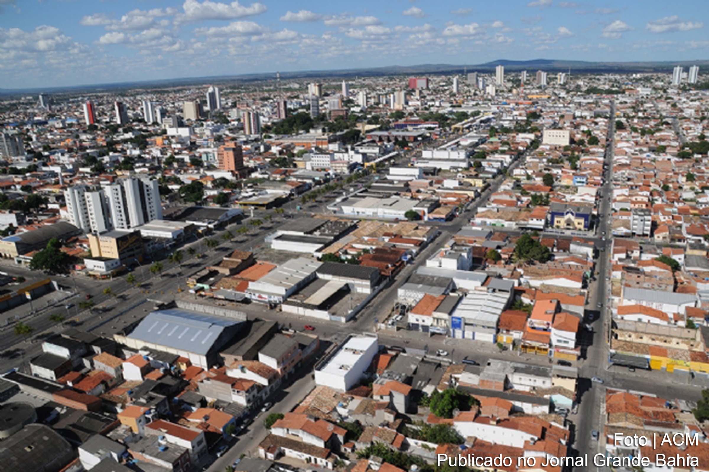 Vista aérea de Feira de Santana.