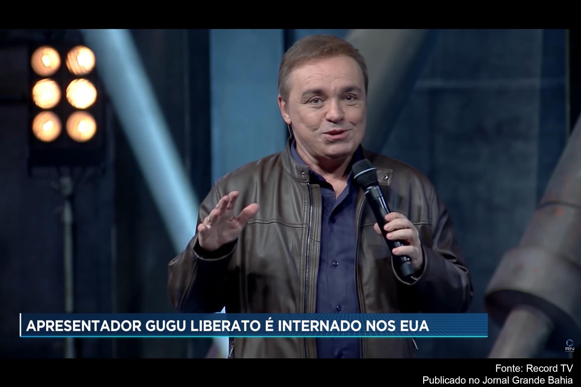 O apresentador Gugu Liberato sofreu um acidente em casa, em Orlando, nos Estados Unidos, nesta quarta-feira (20/11/2019).