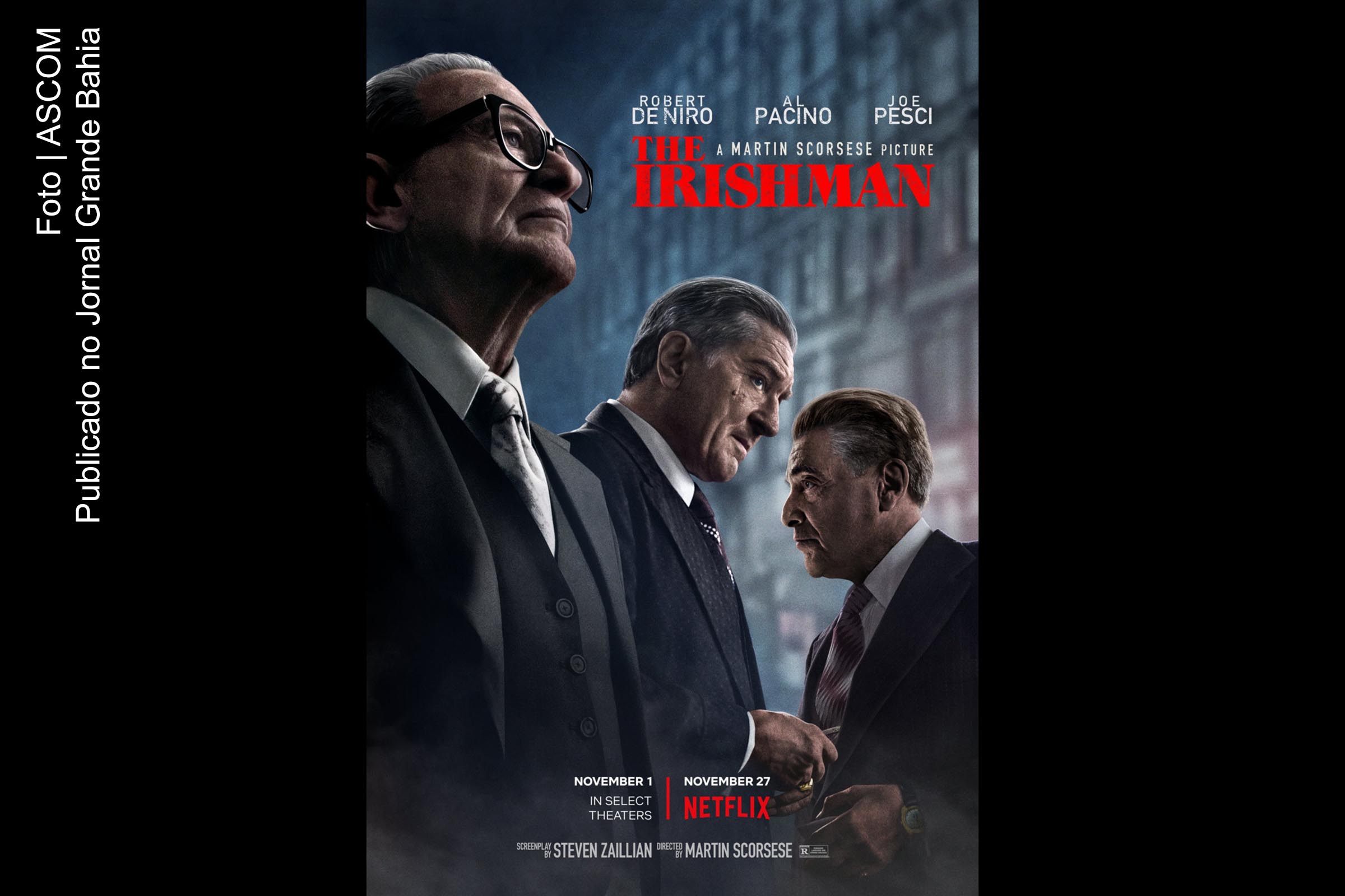 Narrativa do filme ‘O Irlandês’. Conhecido como ‘O Irlandês’, Frank Sheeran (Robert De Niro) é um veterano de guerra cheio de condecorações que concilia a vida de caminhoneiro com a de assassino de aluguel número um da máfia. Promovido a líder sindical, ele torna-se o principal suspeito quando o mais famoso ex-presidente da associação desaparece misteriosamente.