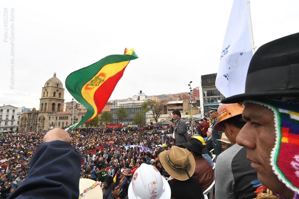 Evo Morales, presidente da Bolívia.