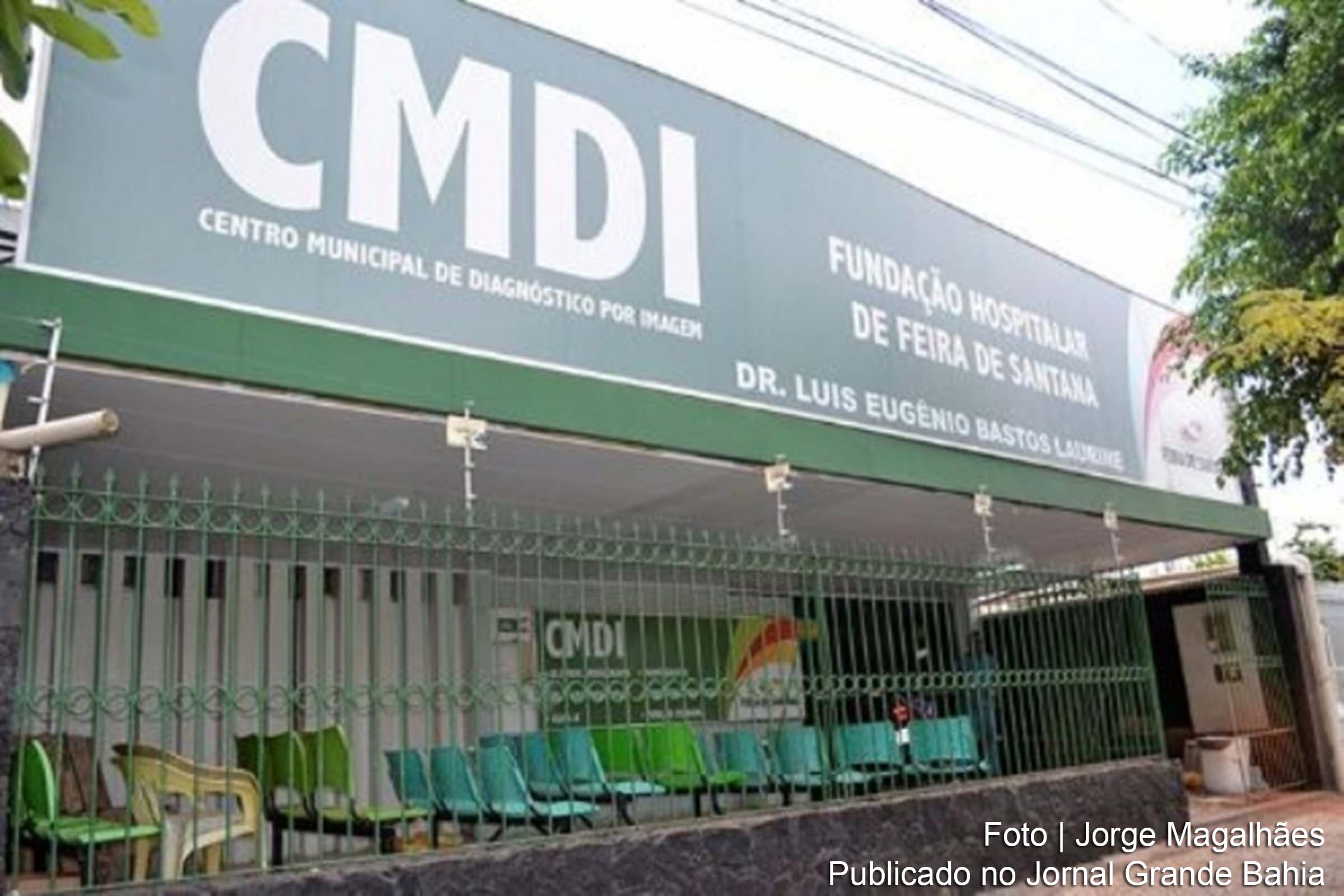 Fachada do Centro Municipal de Diagnóstico Por Imagem.