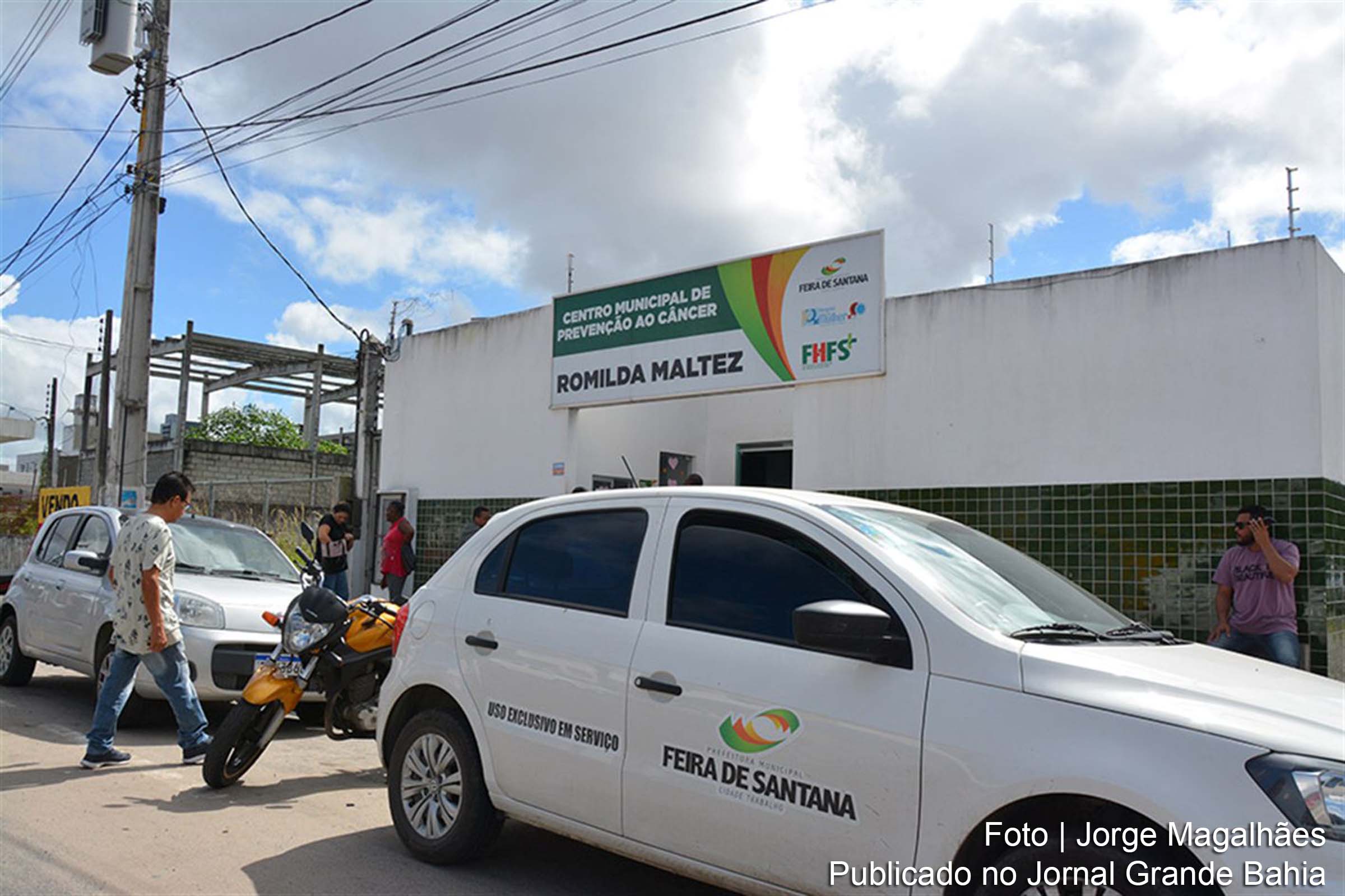 Fachada do Centro Municipal de Prevenção ao Câncer Romilda Maltez.