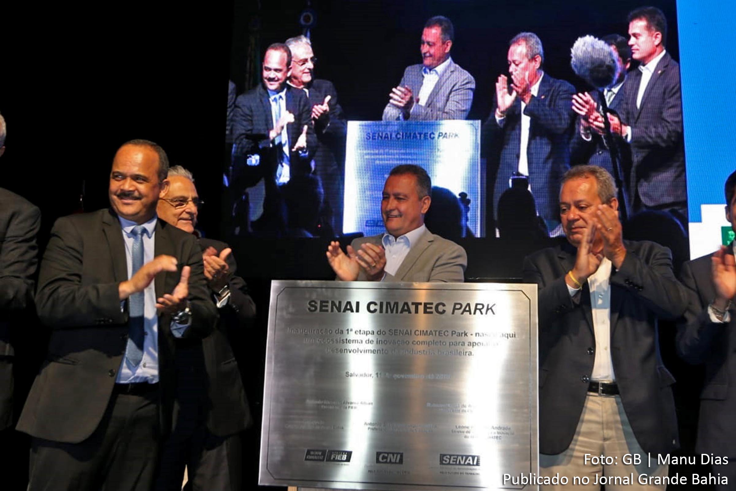 Governador Rui Costa participa da inauguração do Senai Cimatec Park no Polo Industrial de Camaçari.