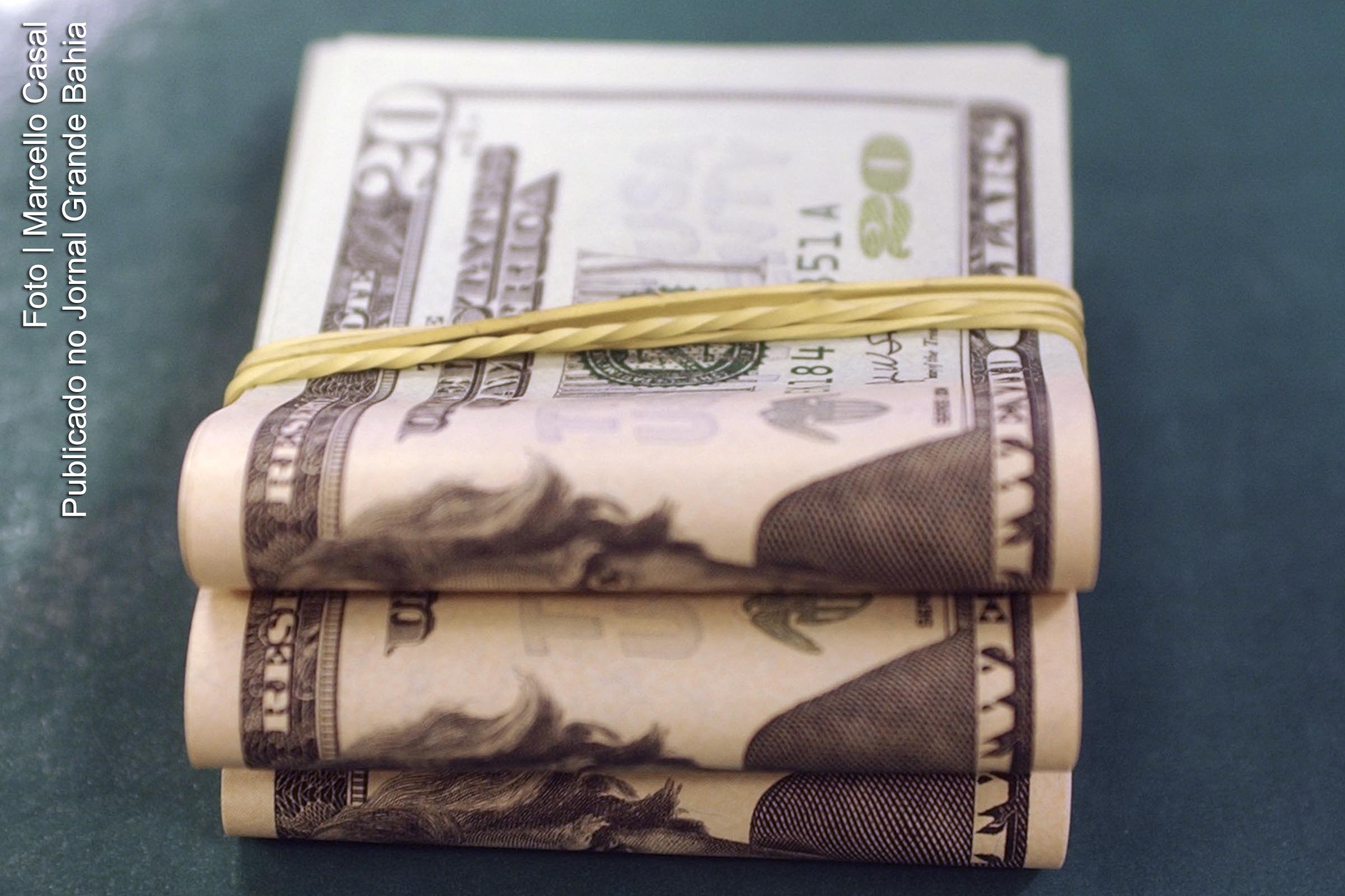 Notas de U$ 100 dólares.