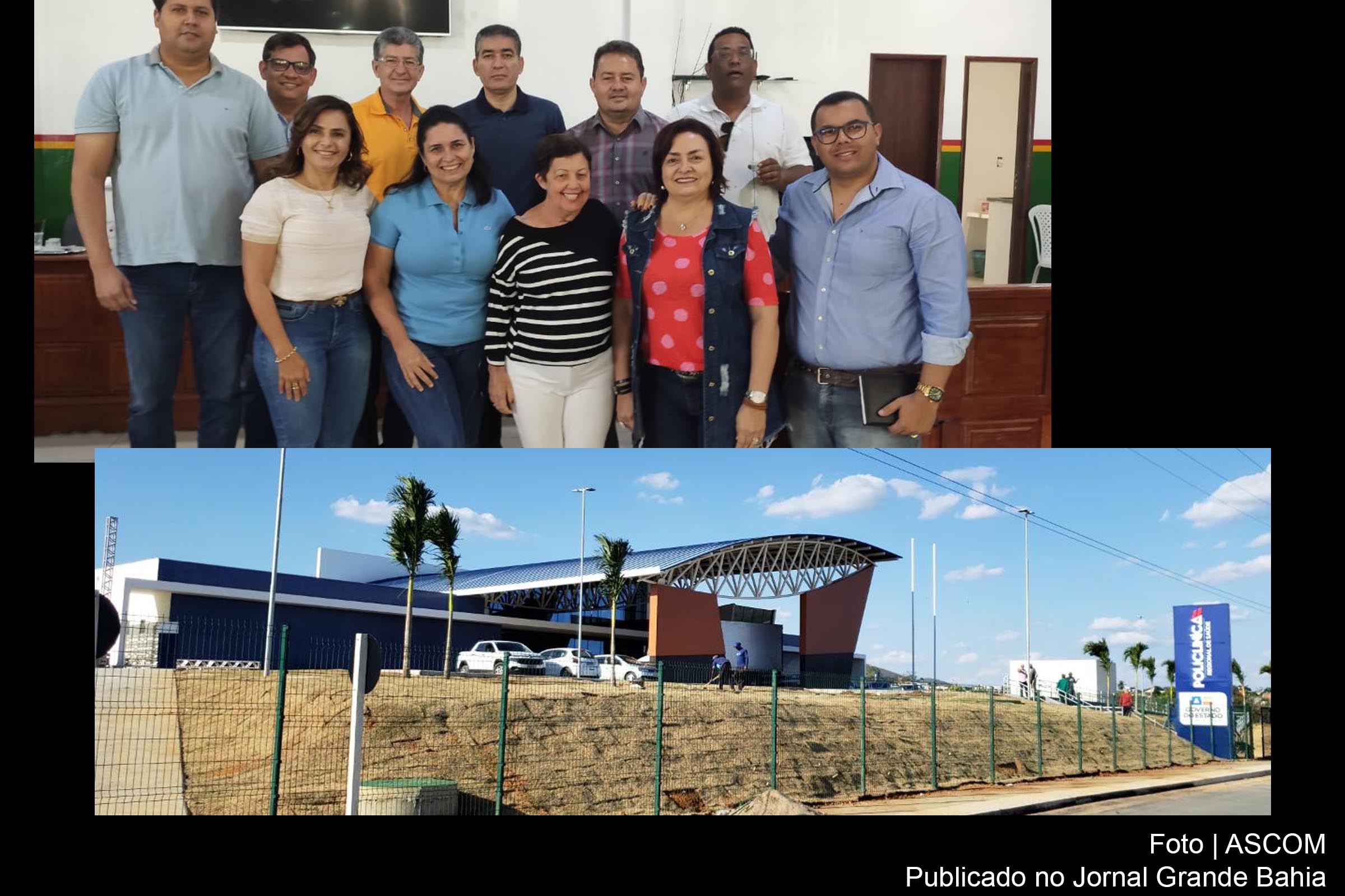 Prefeitos comemoraram inauguração da Policlínica Regional em Senhor do Bonfim.