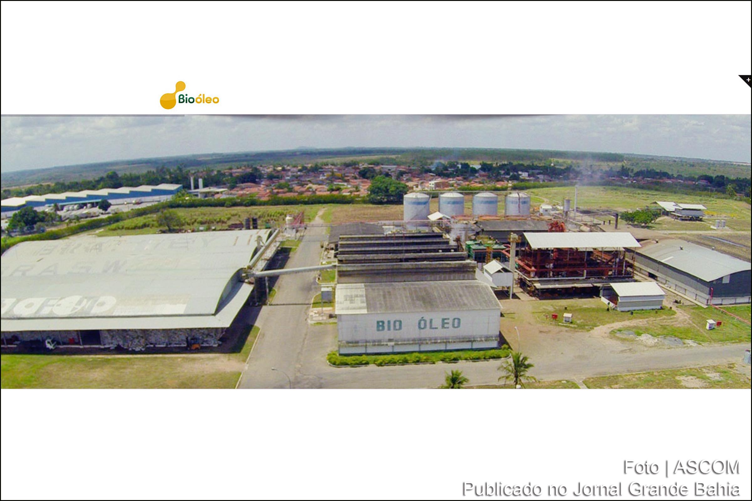 2H Participações assumiu controle da Bioóleo Industrial e Comercial. Parque industrial é sediado em Feira de Santana.