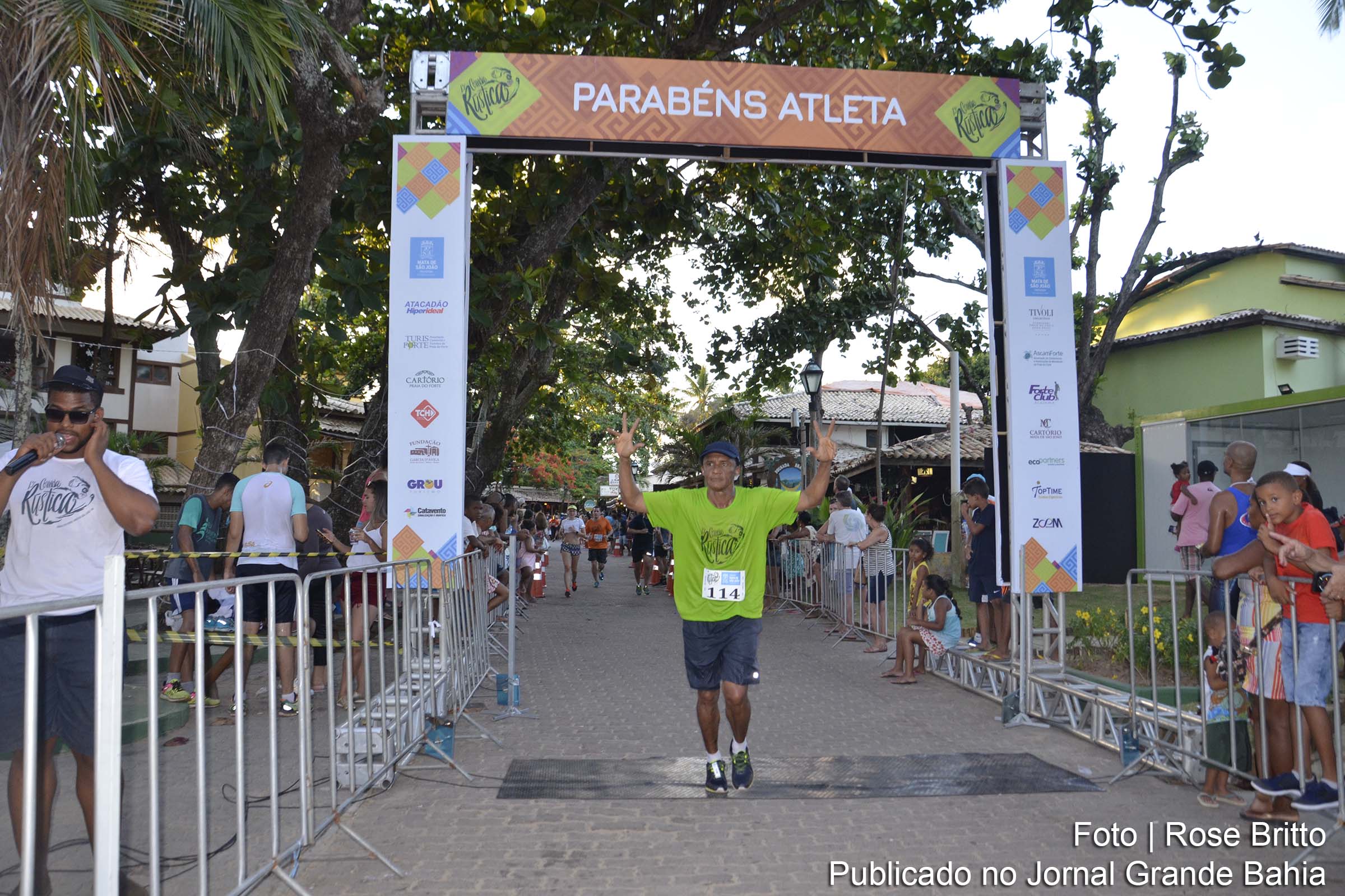 15ª edição da Corrida Rústica em Praia do Forte.