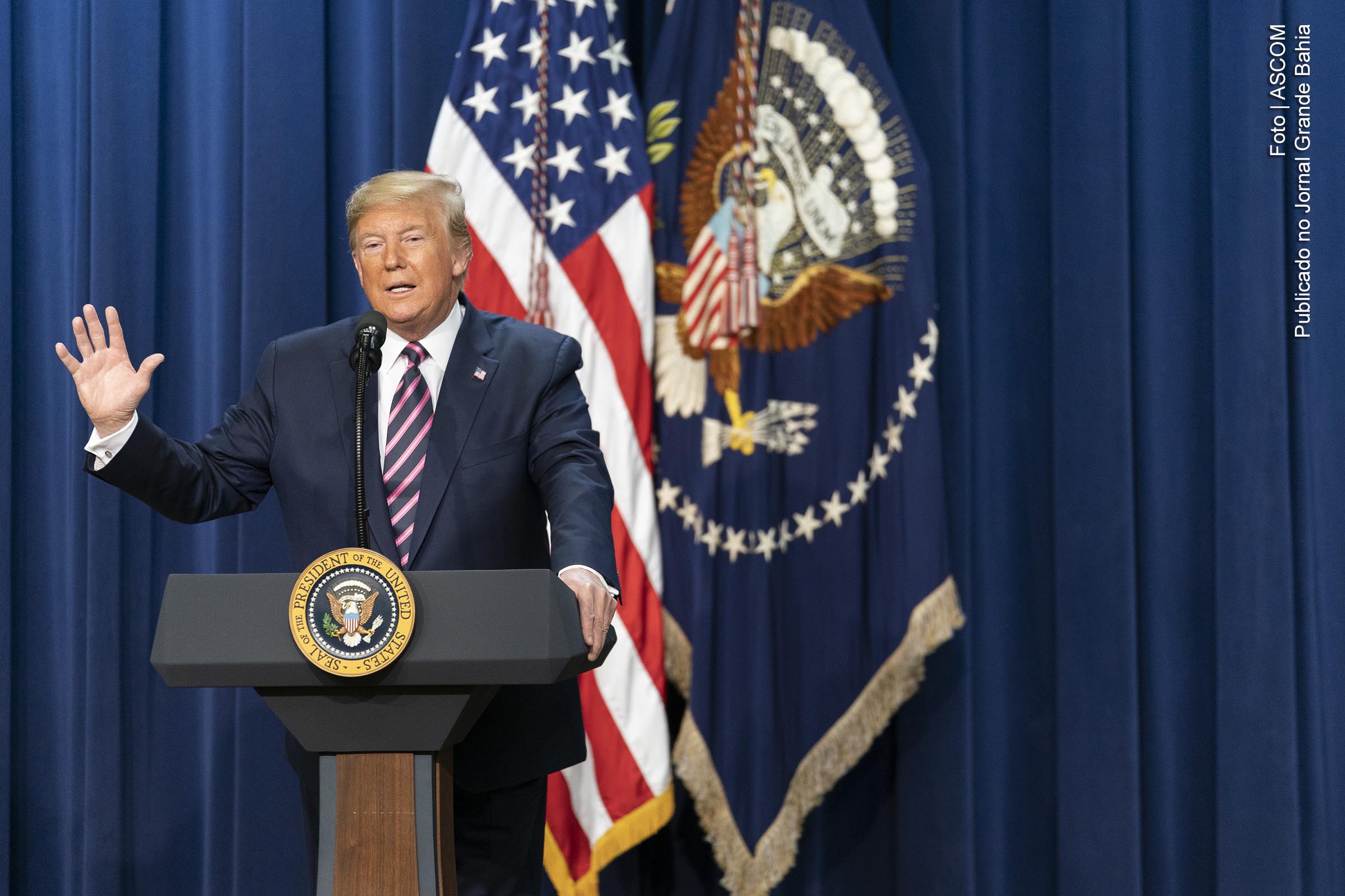 Donald J. Trump, presidente dos Estados Unidos da América (EUA).