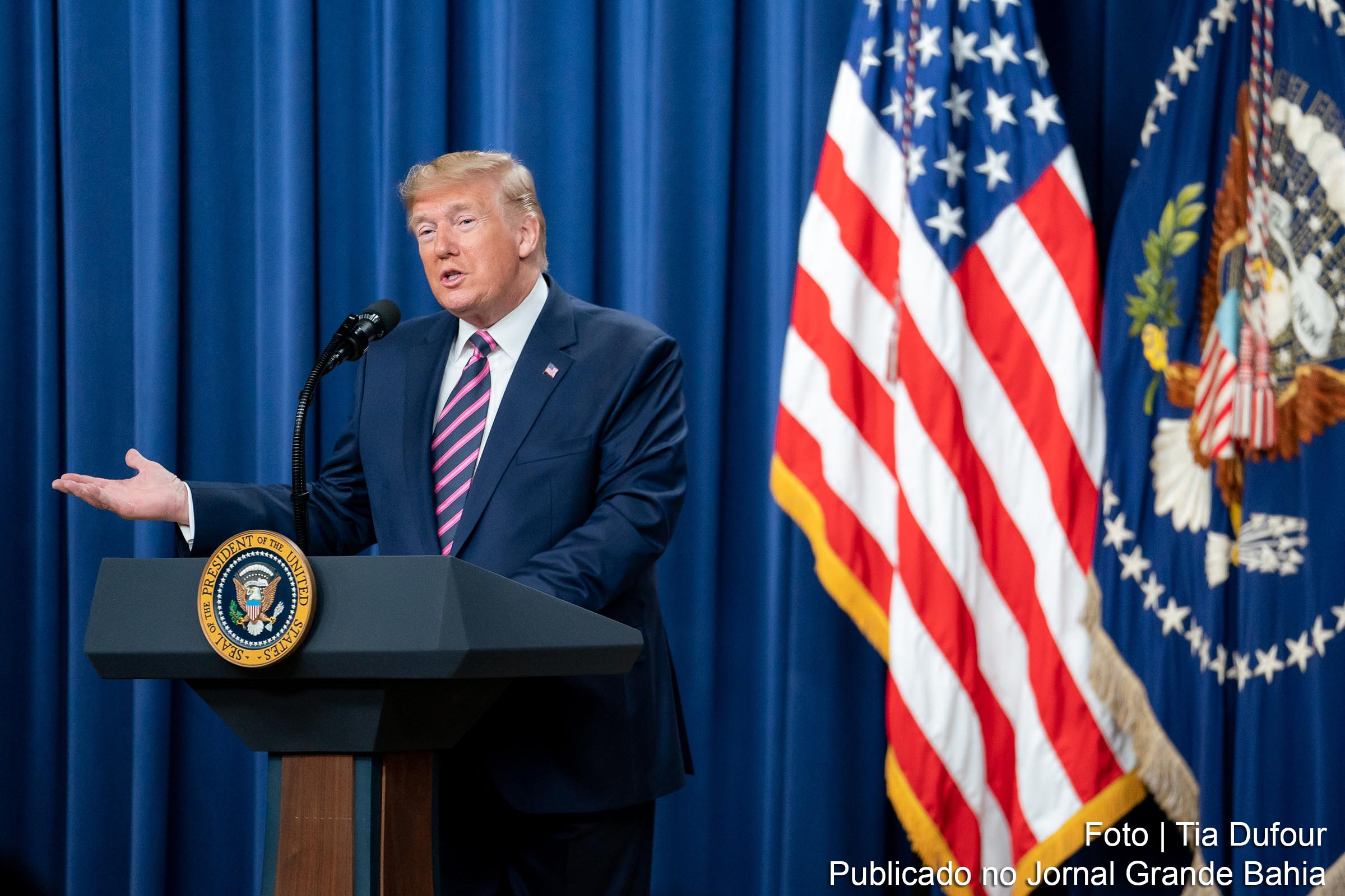 Donald J. Trump, presidente dos Estados Unidos da América (EUA).