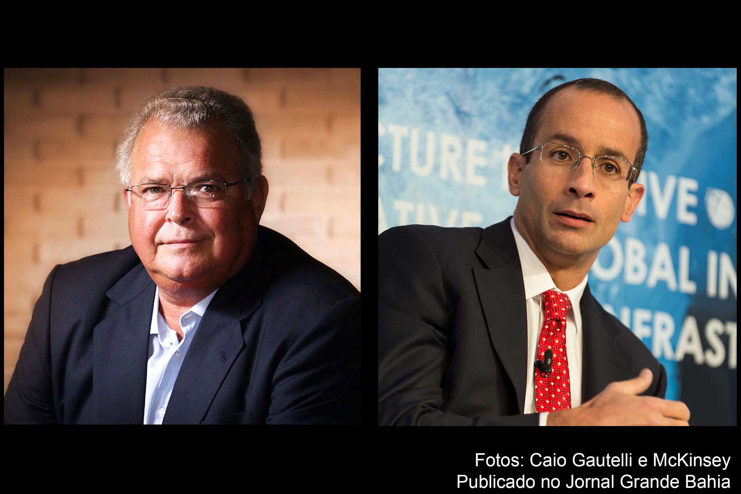 Emílio Alves Odebrecht e Marcelo Bahia Odebrecht. Presidente do Grupo Odebrecht, Ruy Sampaio informou à Marcelo Odebrecht demissão da própria empresa, da qual é sócio e herdeiro, por justa causa e sem direito a indenização.