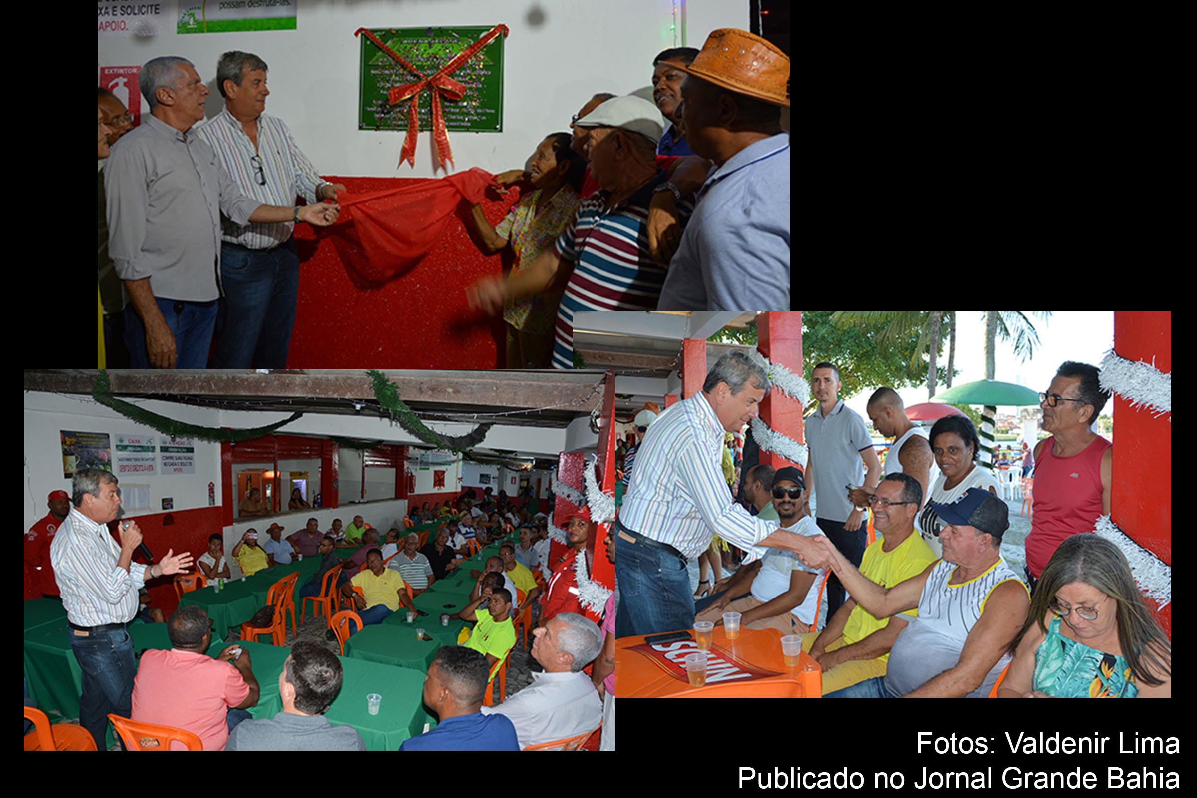 Prefeito Colbert Martins Filho participa de inauguração da Arena Jacaré, na Euterpe Feirense