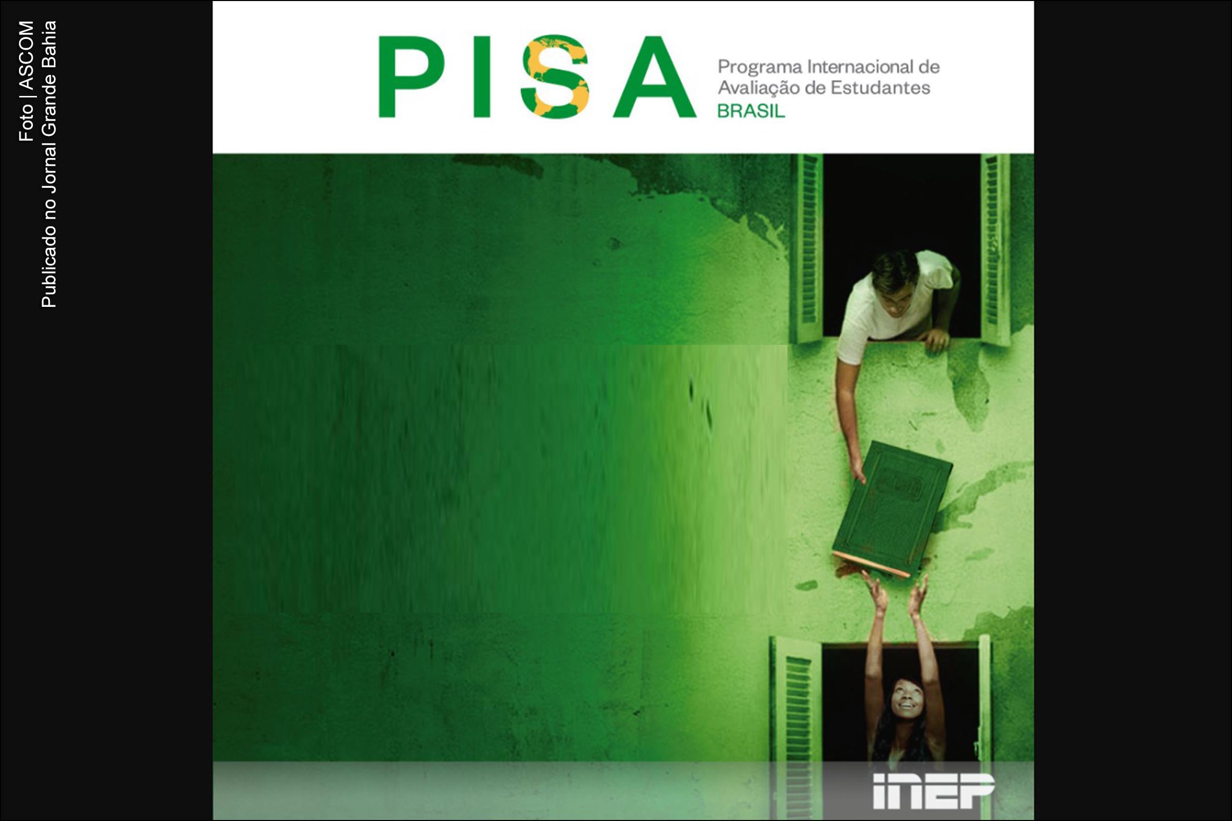 Logomarca do Programa Internacional de Avaliação de Estudantes (PISA).