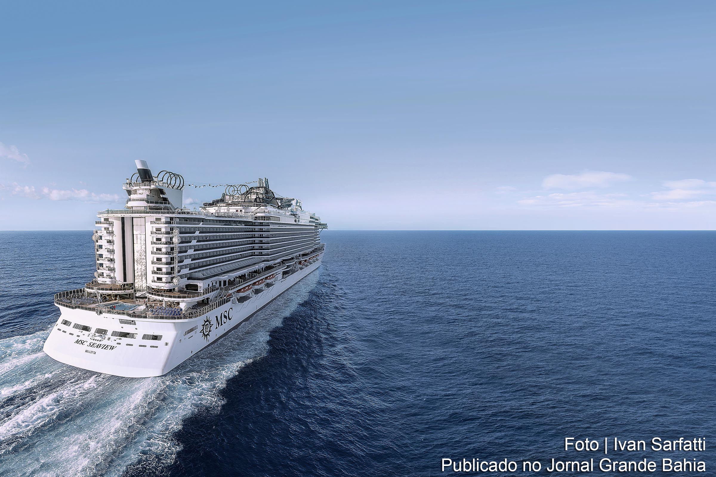 Navio transatlântico MSC Seaview