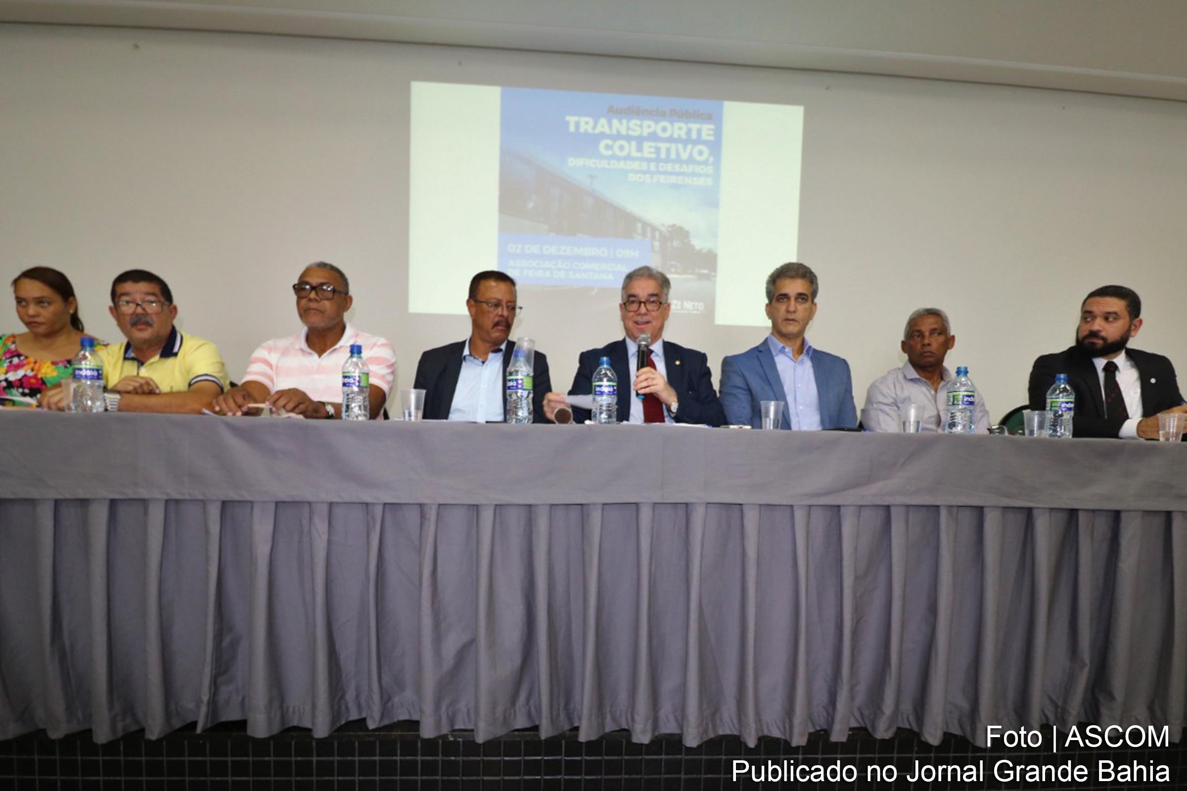 Transporte público de Feira de Santana foi tema de audiência promovida pelo deputado José Cerqueira Neto (Zé Neto, PT).
