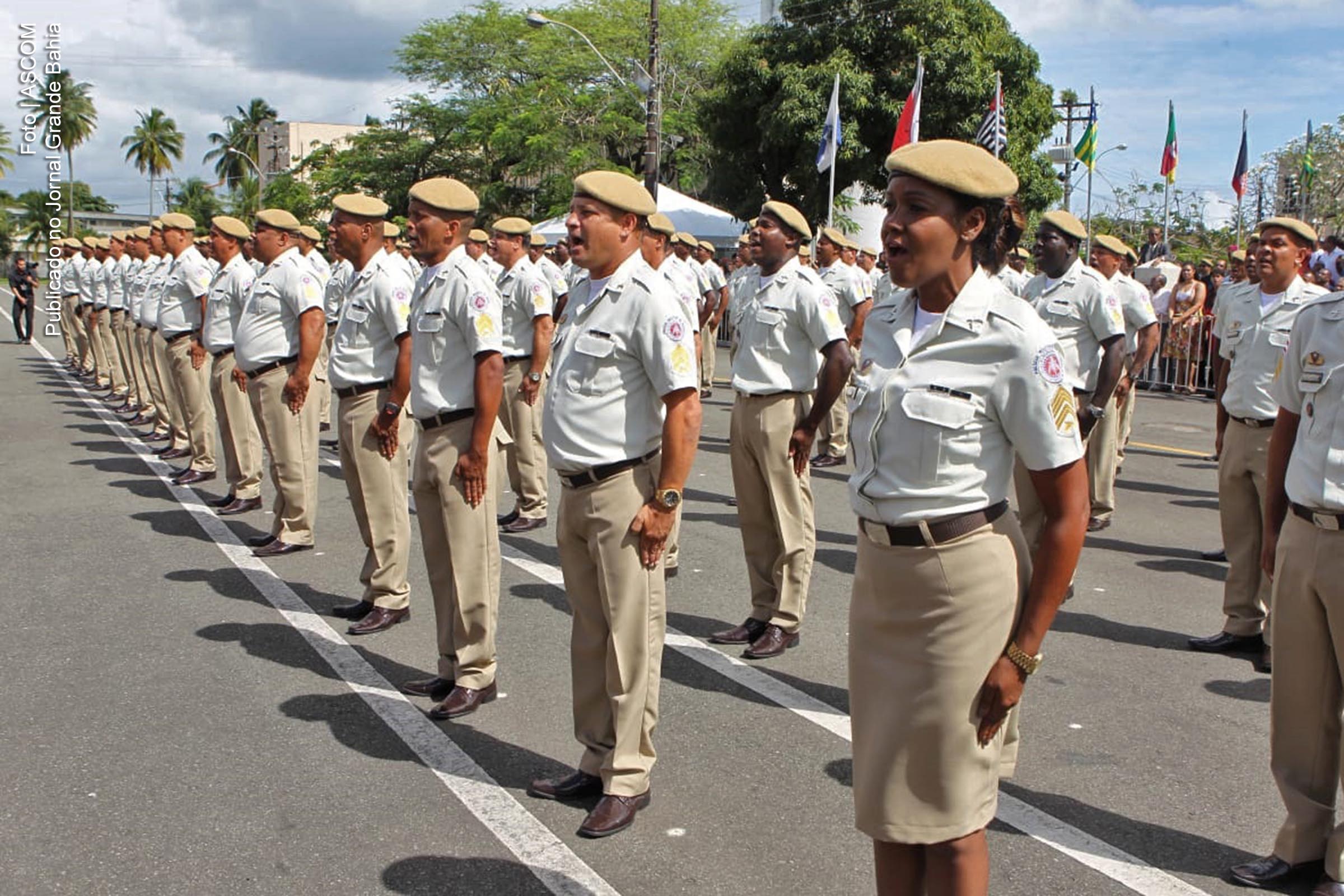 Concurso objetiva avaliar promoção de policiais militares da Bahia,