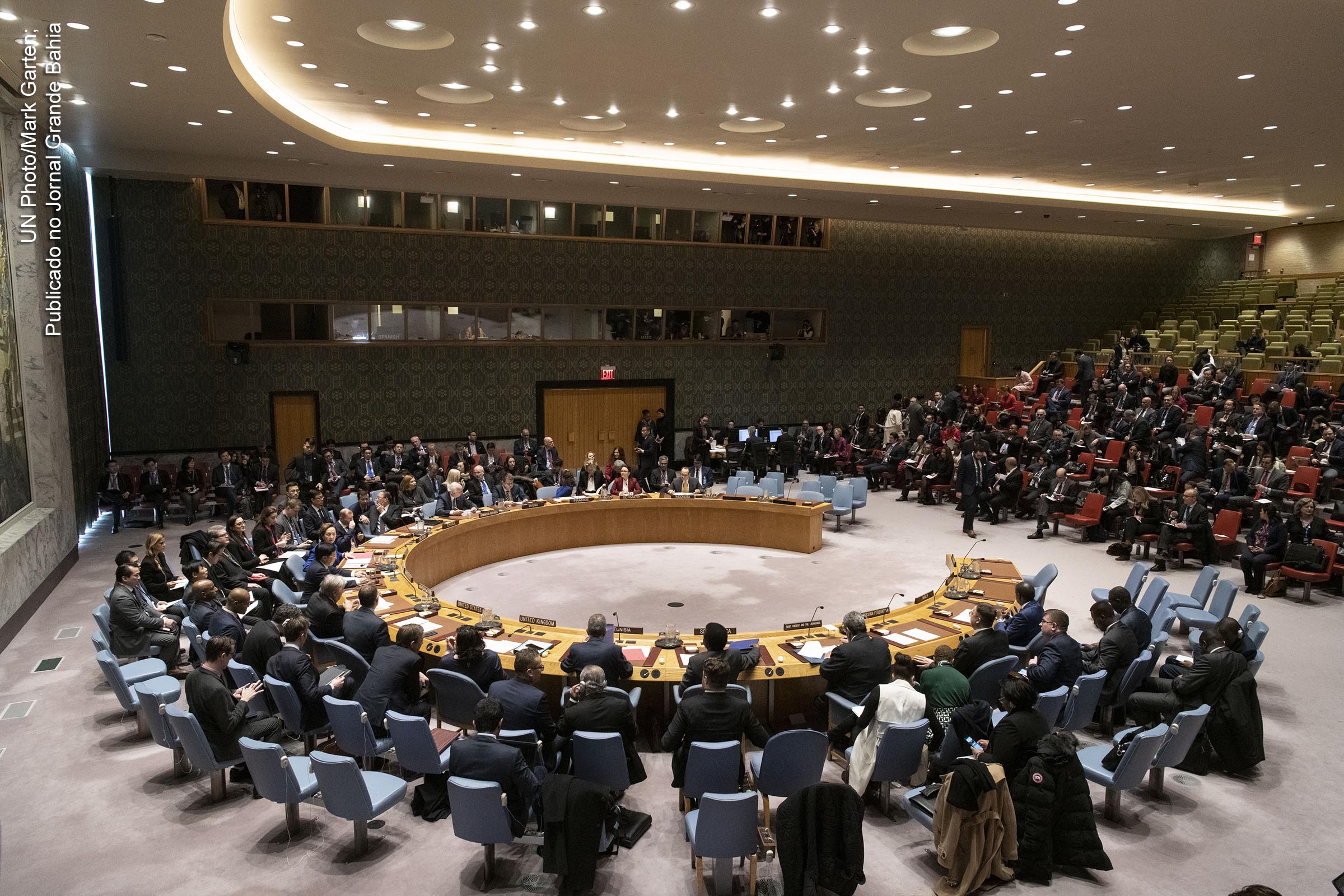 Reunião do Conselho de Segurança debateu manutenção da paz e segurança internacionais e a manutenção da Carta das Nações Unidas.