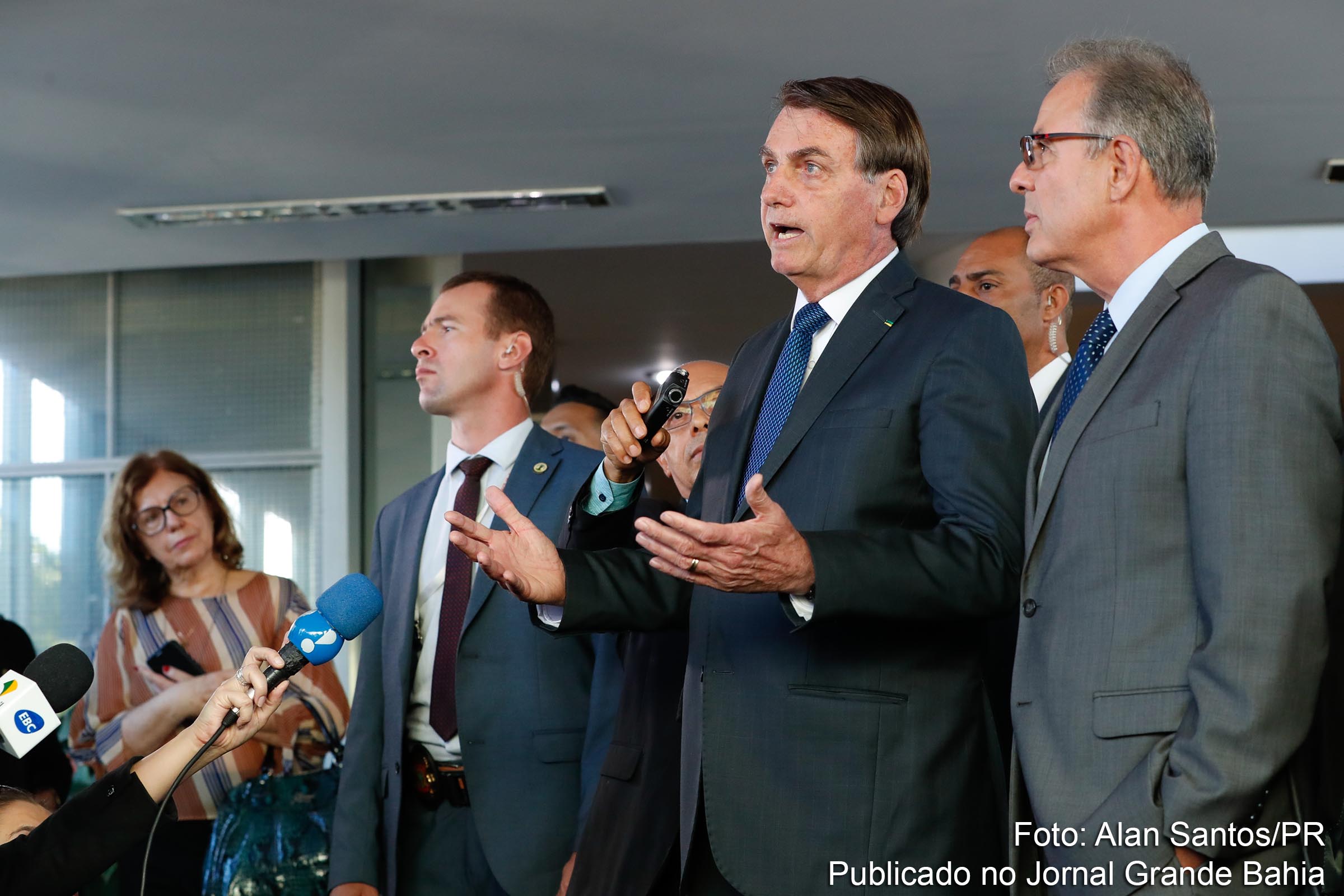 Jair Bolsonaro, extremista de direita e presidente da República.