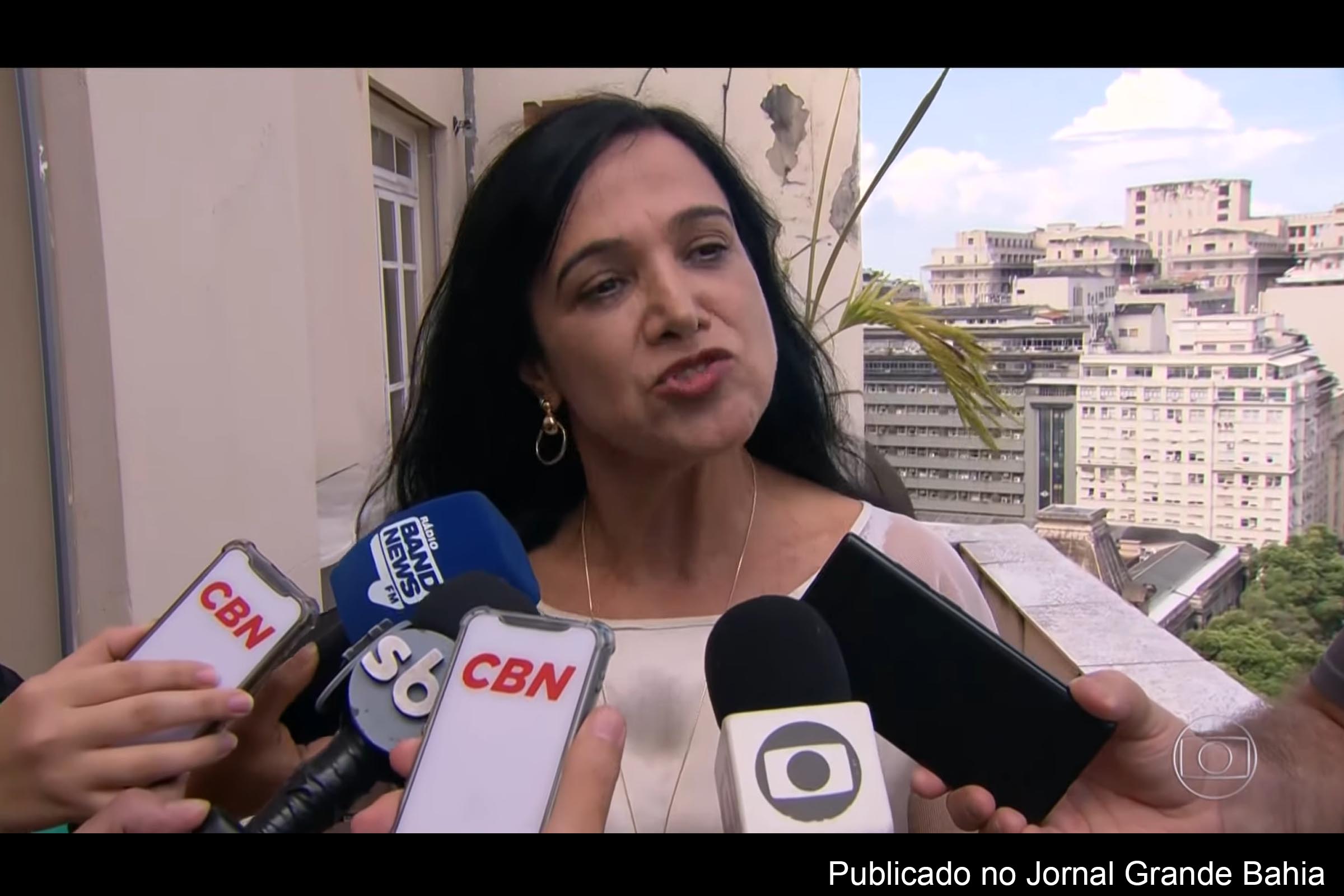 Maria José, presidente da Federação Nacional dos Jornalistas.
