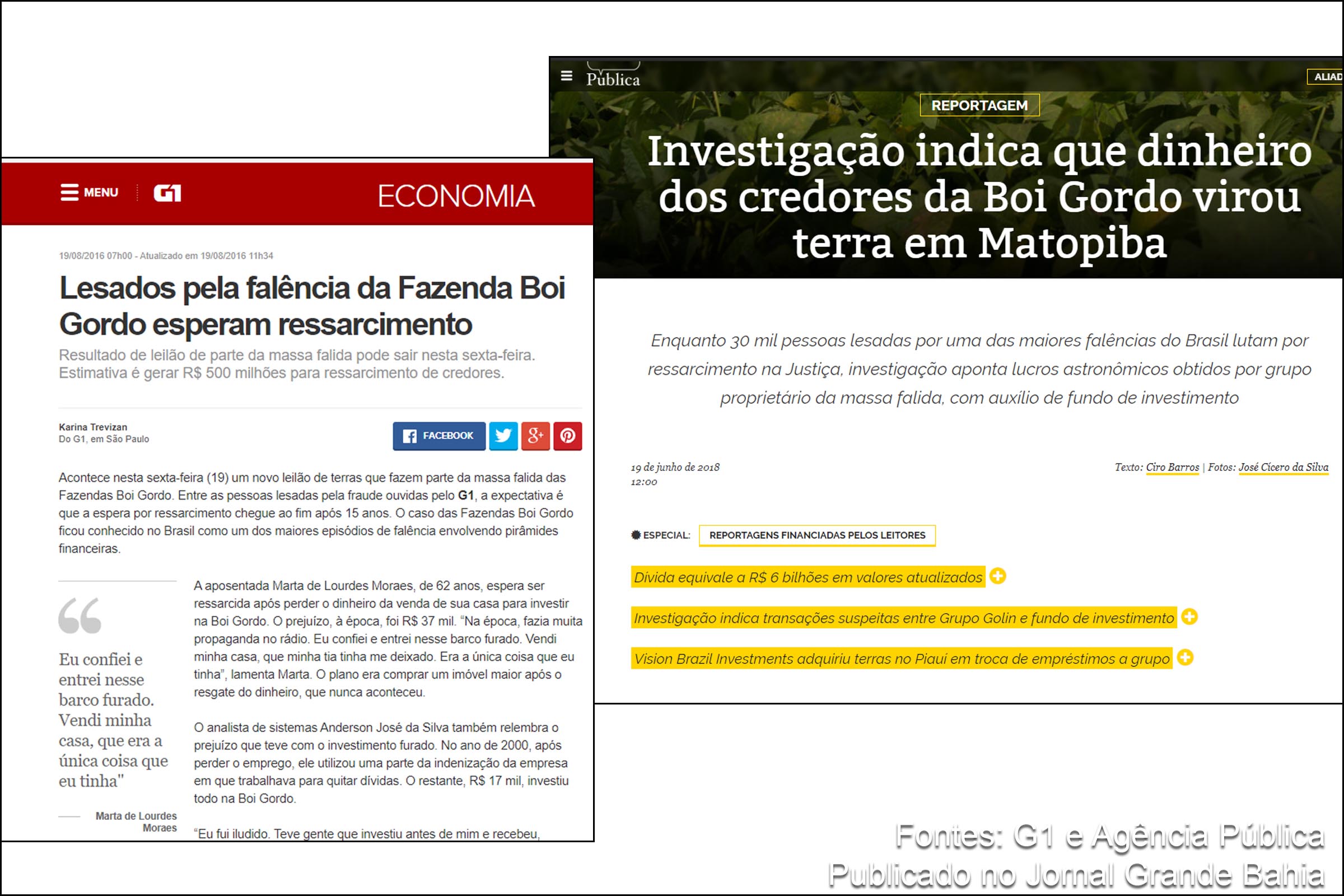 Relacionamento amoroso entre advogada e promotor de Justiça levanta suspeita de fraude no processo de falência da empresa Boi Gordo.