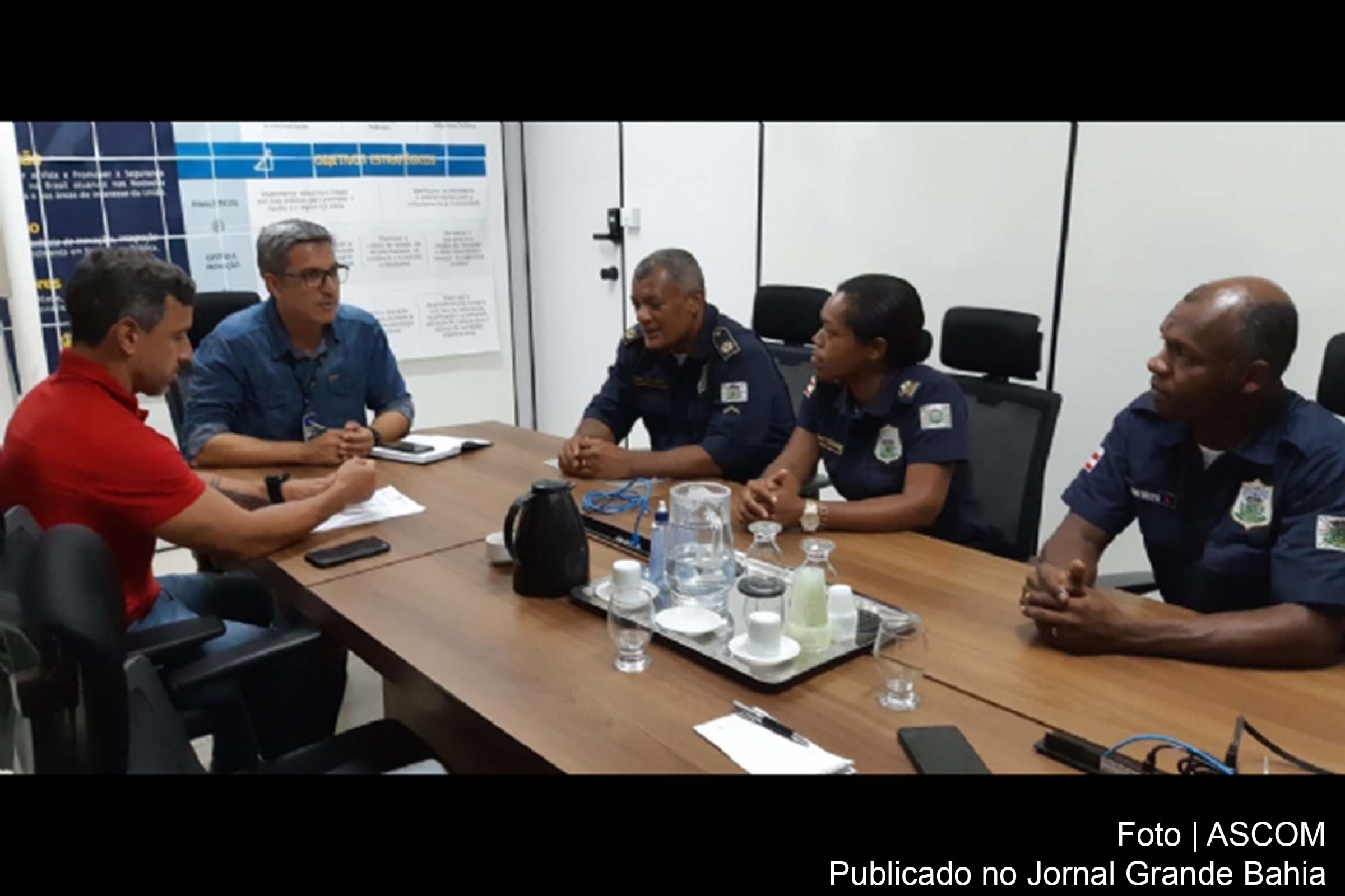 Reunião realizada entre representantes dos dois órgãos de segurança teve como pauta os detalhes do Termo de Cooperação Técnica.