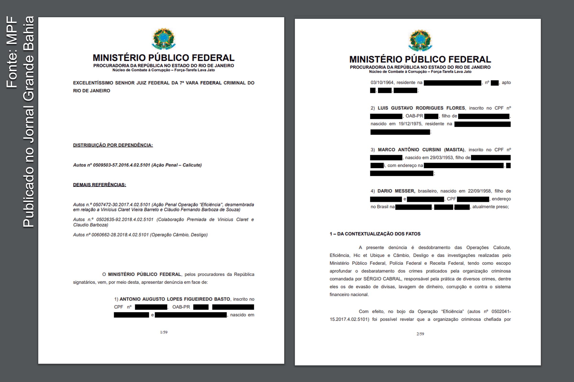 Advogados de delatores do Caso Lava Jato viram réus na Justiça Federal do Rio de Janeiro.
