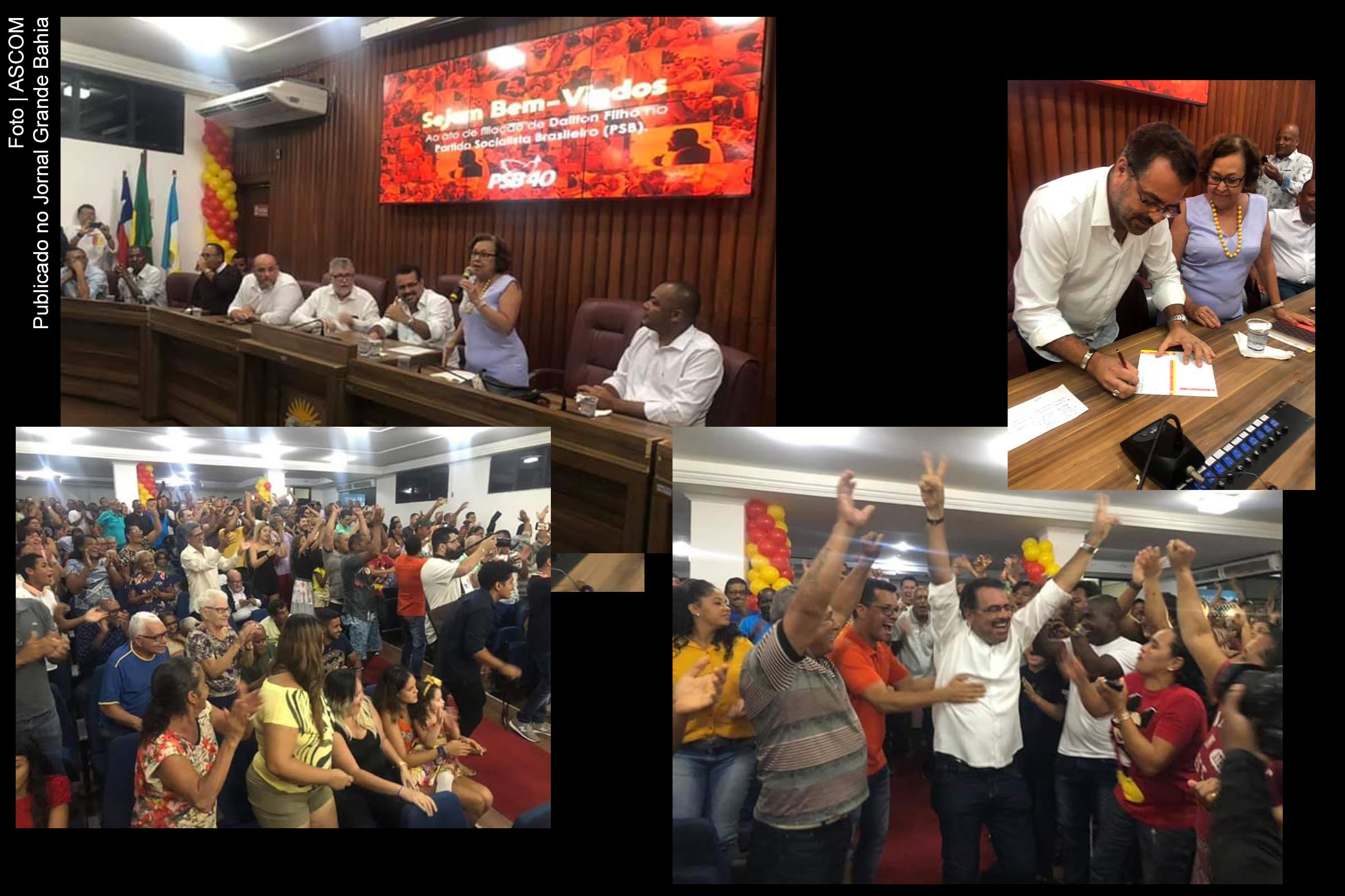 Dailton Filho se filia ao PSB em pré-candidatura à prefeito de Madre de Deus.