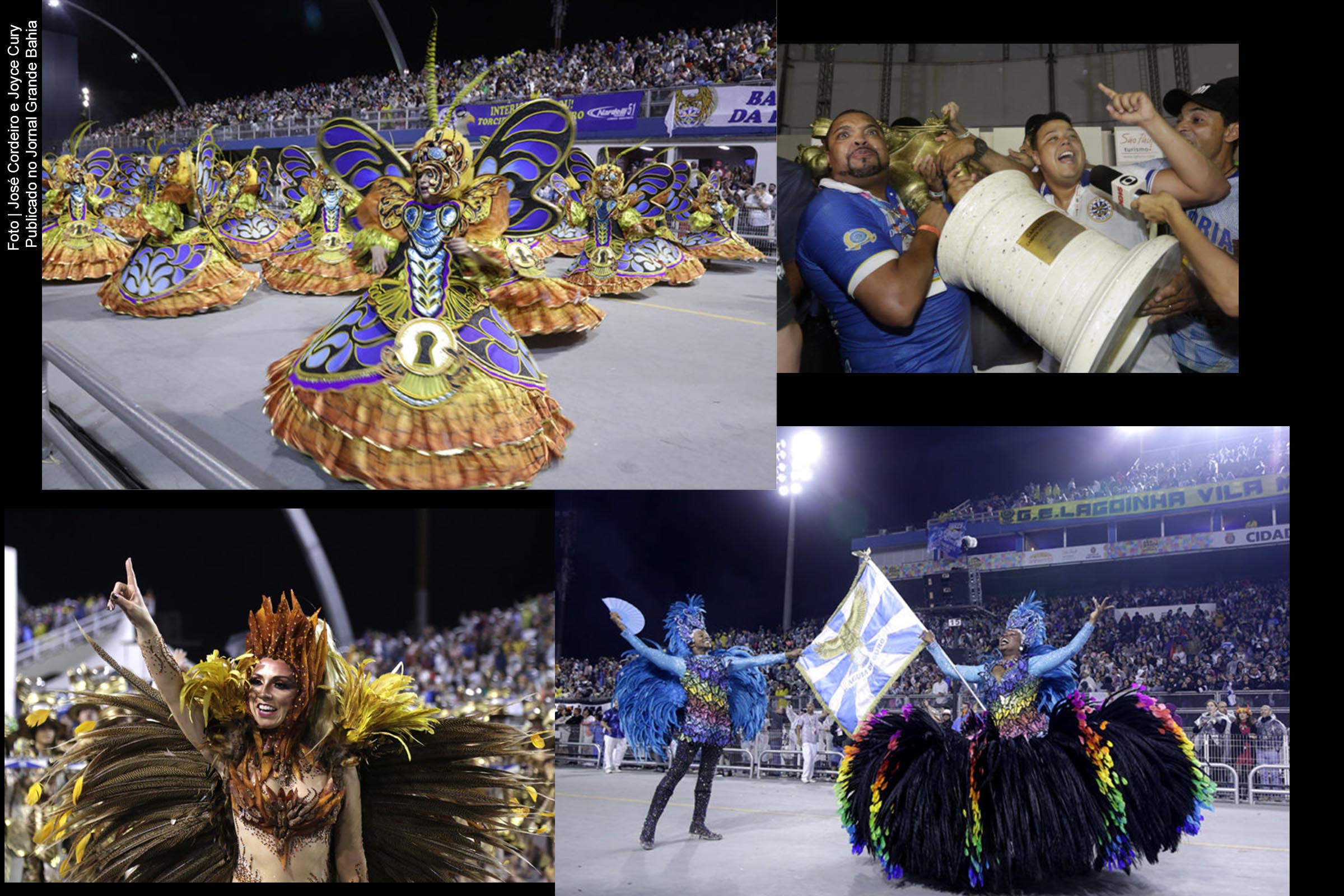 Desfile da Escola de Samba Águia de Ouro, grande Campeã do Carnaval 2020 de São Paulo.