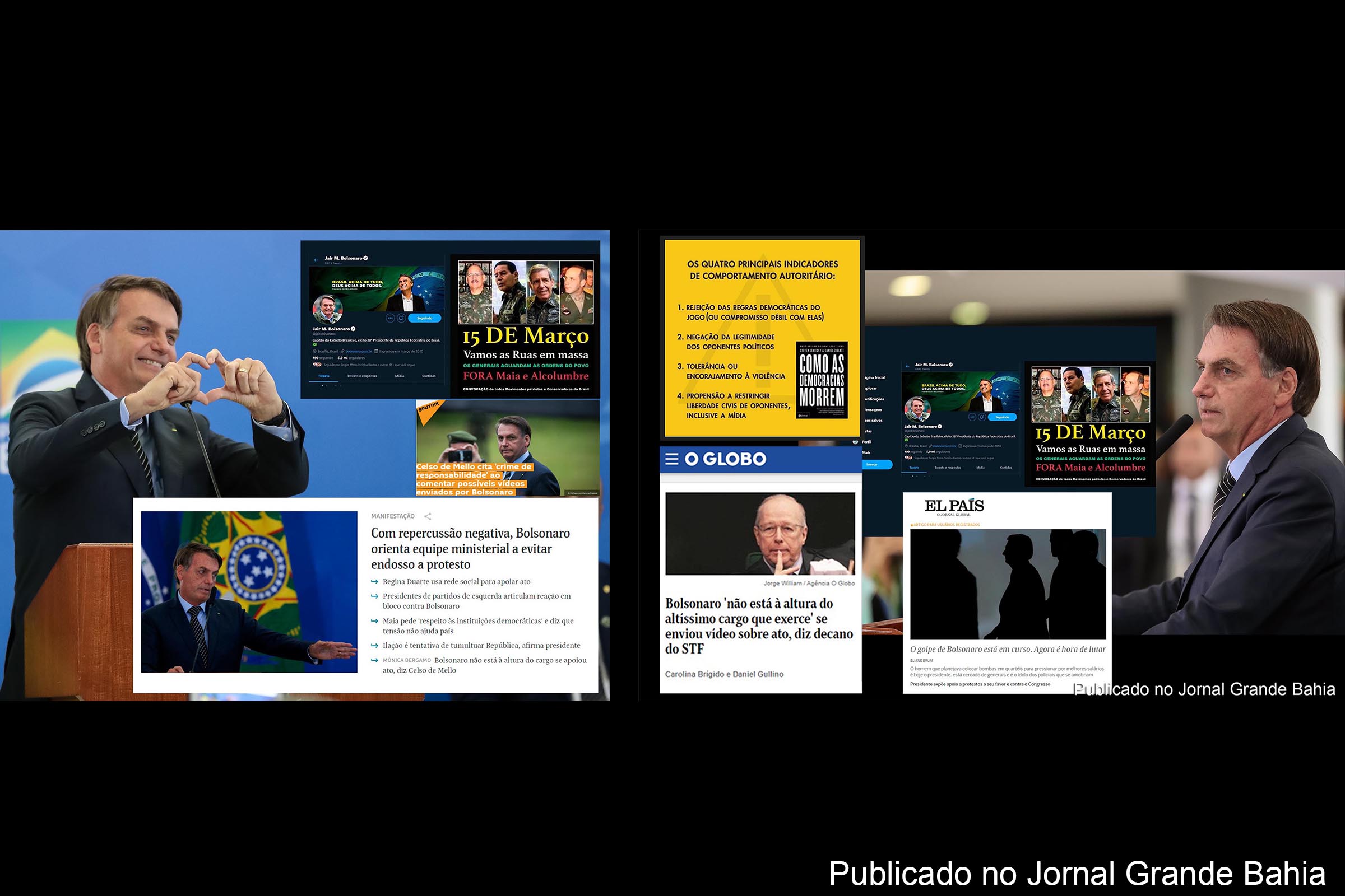 Limite a Bolsonaro: Talvez só o temor de um processo de impeachment possa deter a perigosa aventura | Editorial do Jornal Folha de S.Paulo