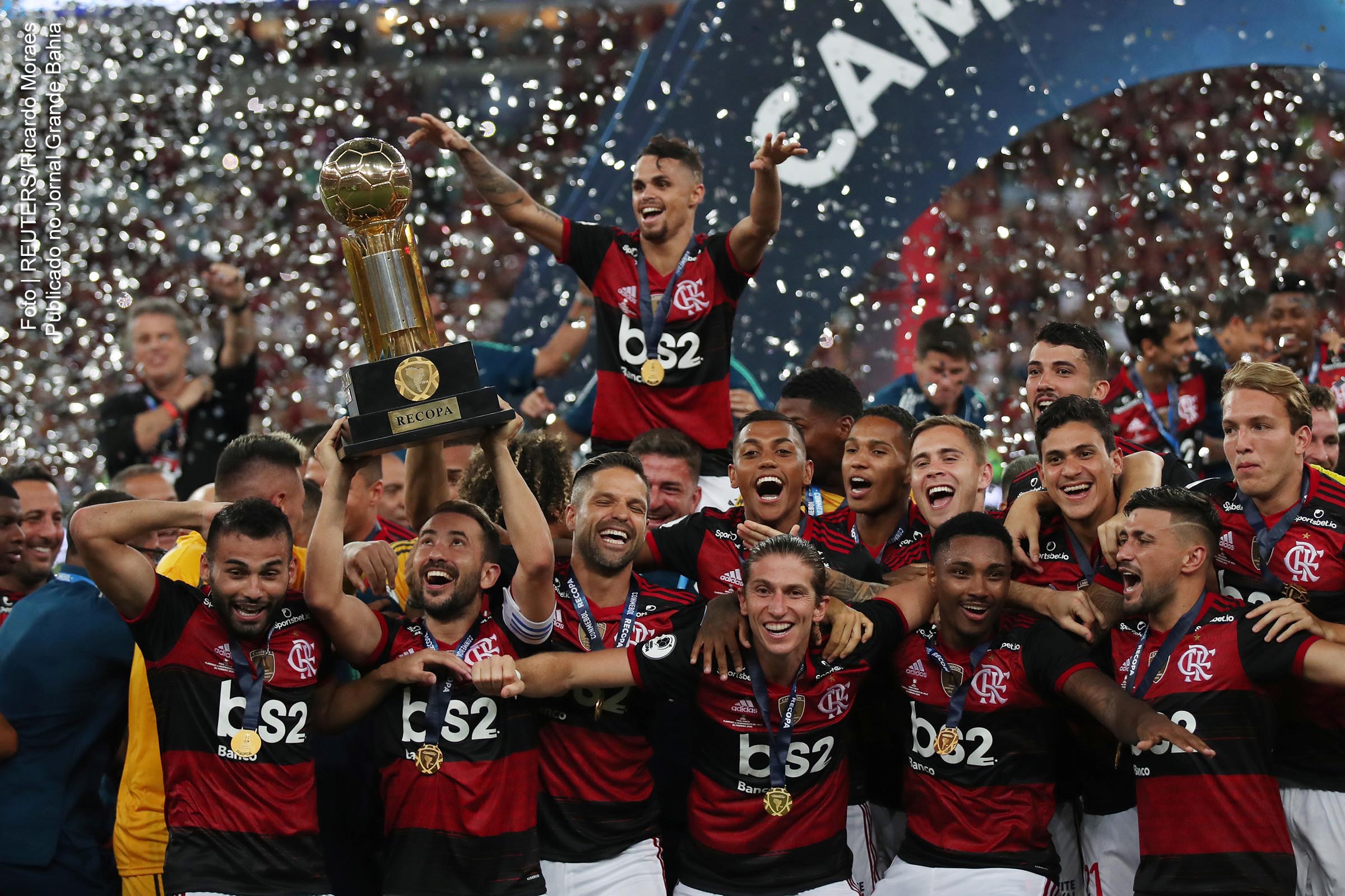 Flamengo ganhou o título da Recopa Sul-Americana de 2020.